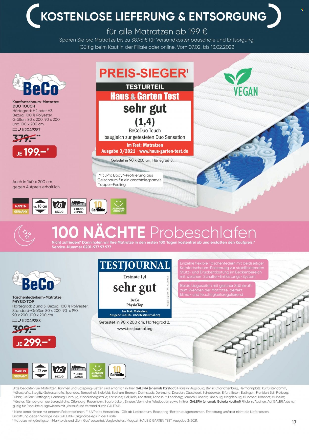 GALERIA Karstadt Kaufhof Prospekte  - 7.02.2022 - 13.02.2022. Seite 17