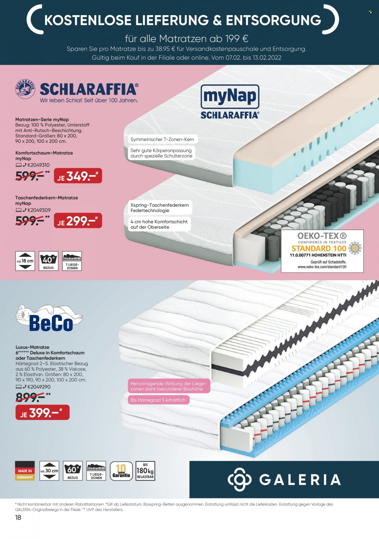GALERIA Karstadt Kaufhof Prospekte  - 7.02.2022 - 13.02.2022. Seite 18