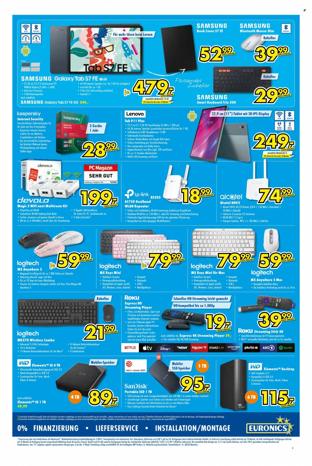 Euronics Prospekte  - 9.02.2022 - 15.02.2022. Seite 9