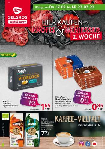 Prospekte Selgros - 17.02.2022 - 23.02.2022.
