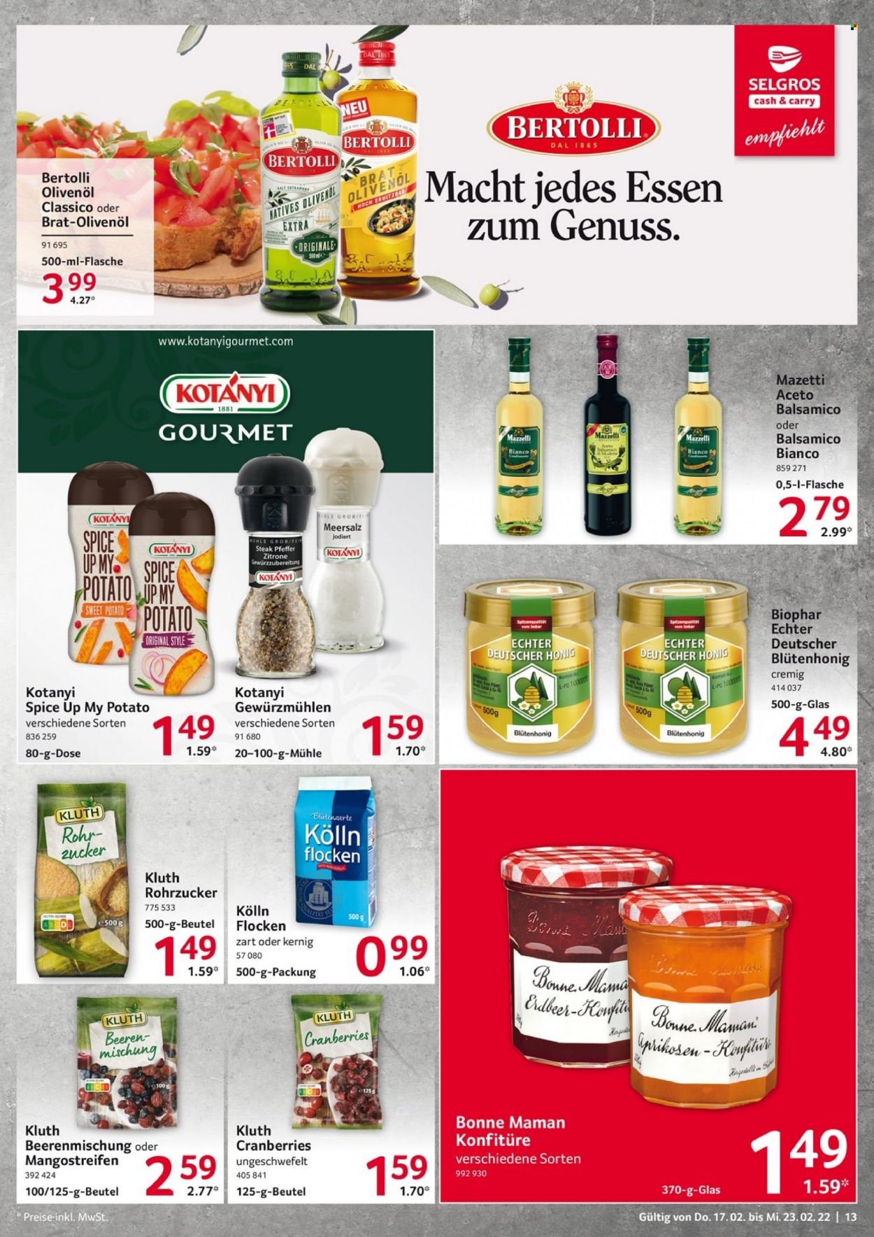 Selgros Prospekte  - 17.02.2022 - 23.02.2022. Seite 13