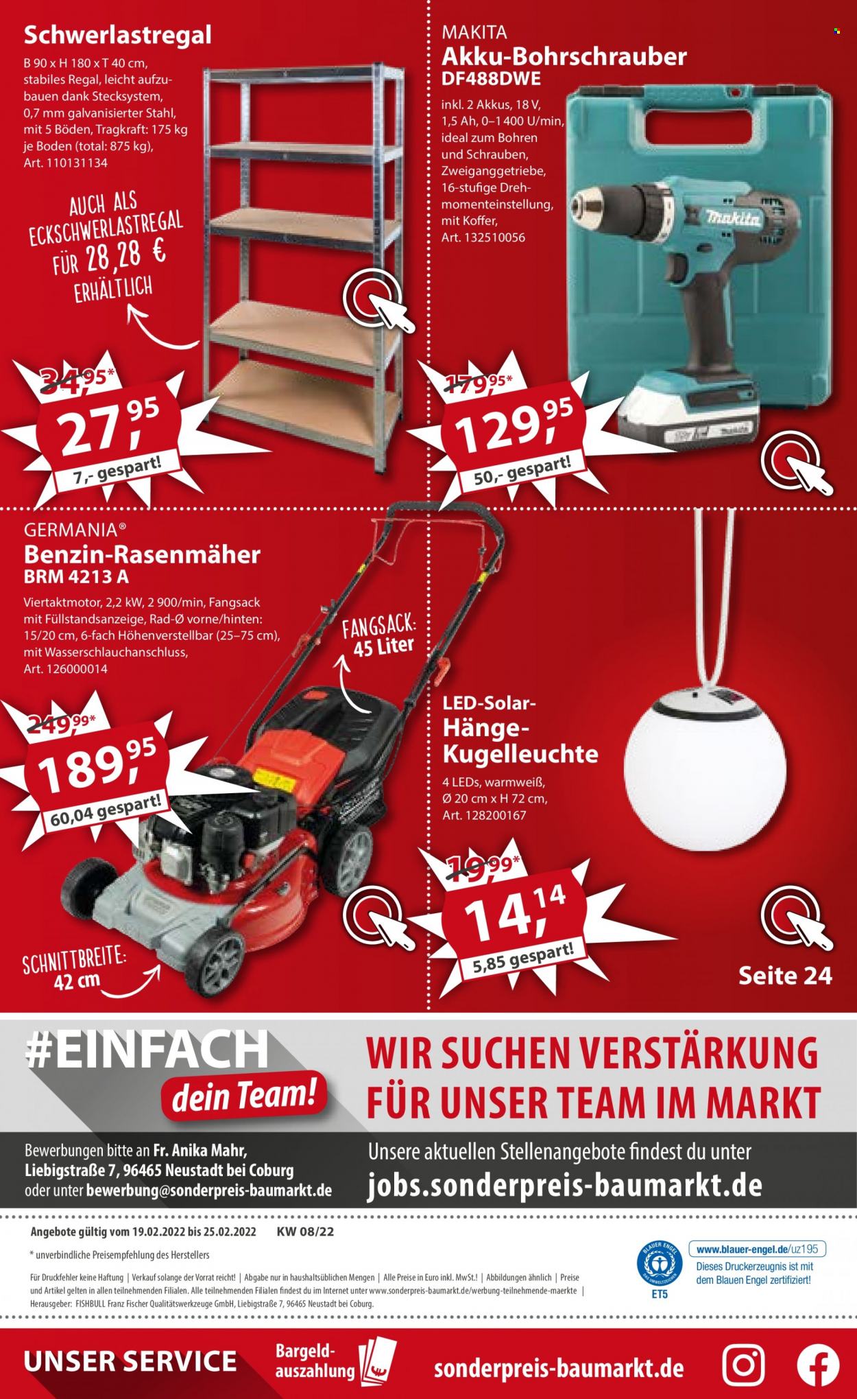 Sonderpreis-Baumarkt Prospekte  - 19.02.2022 - 25.02.2022. Seite 24