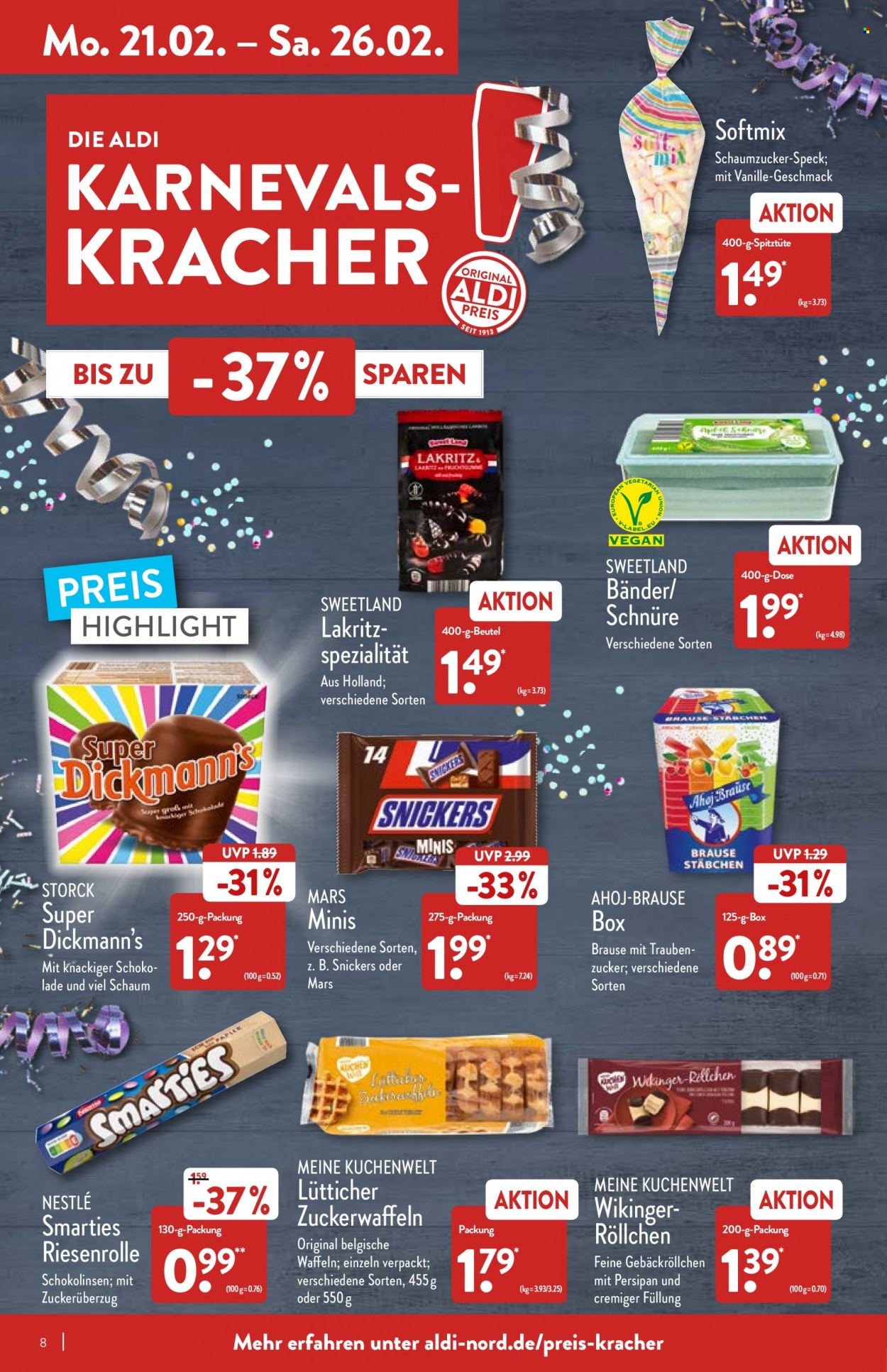 ALDI Nord Prospekte  - 21.02.2022 - 26.02.2022. Seite 8