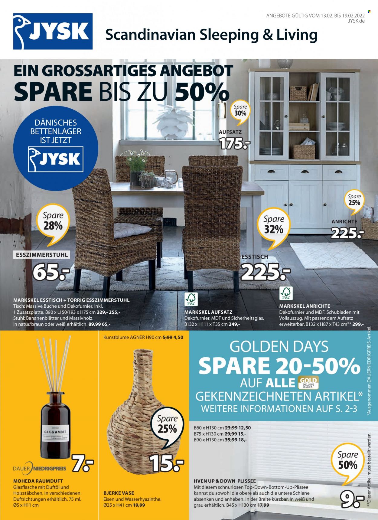 JYSK Prospekte  - 13.02.2022 - 19.02.2022. Seite 1