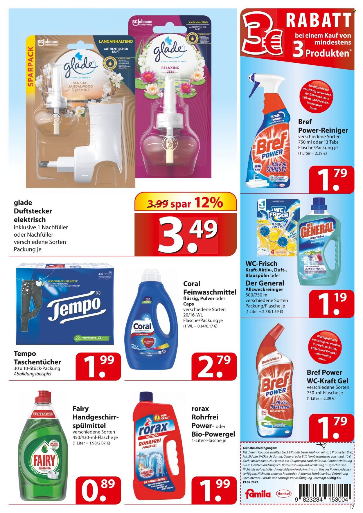 famila Prospekte  - 14.02.2022 - 19.02.2022. Seite 17