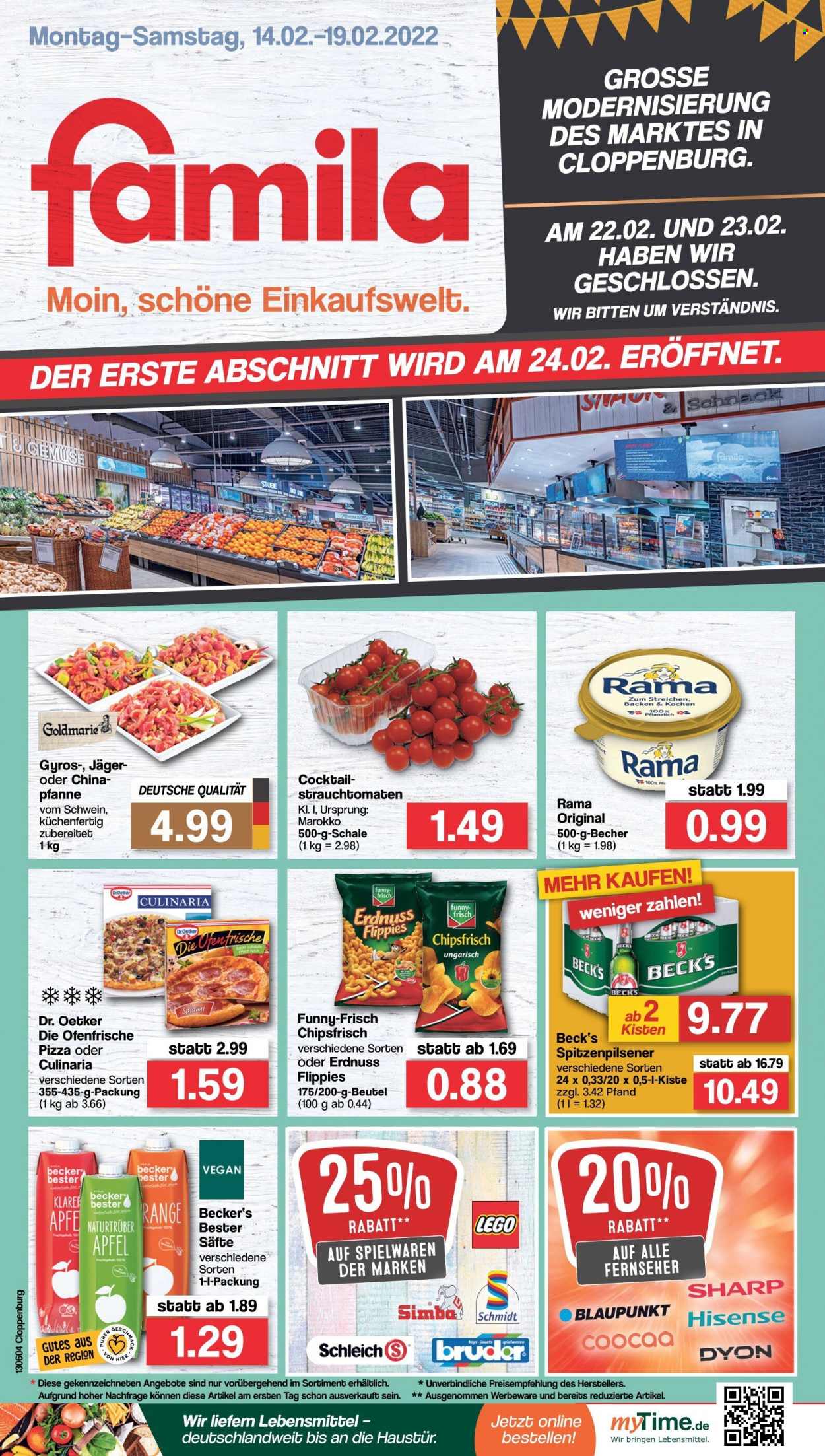 famila Prospekte  - 14.02.2022 - 19.02.2022. Seite 1