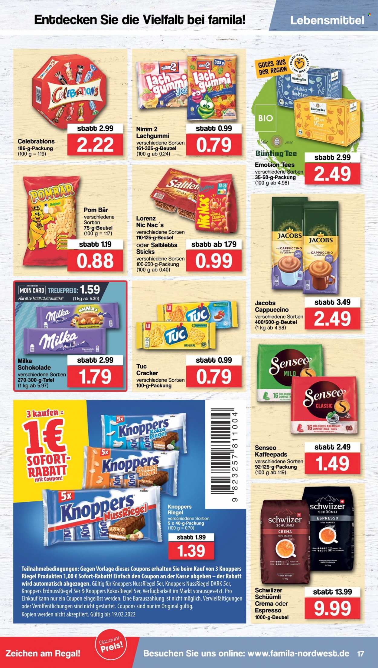 famila Prospekte  - 14.02.2022 - 19.02.2022. Seite 17