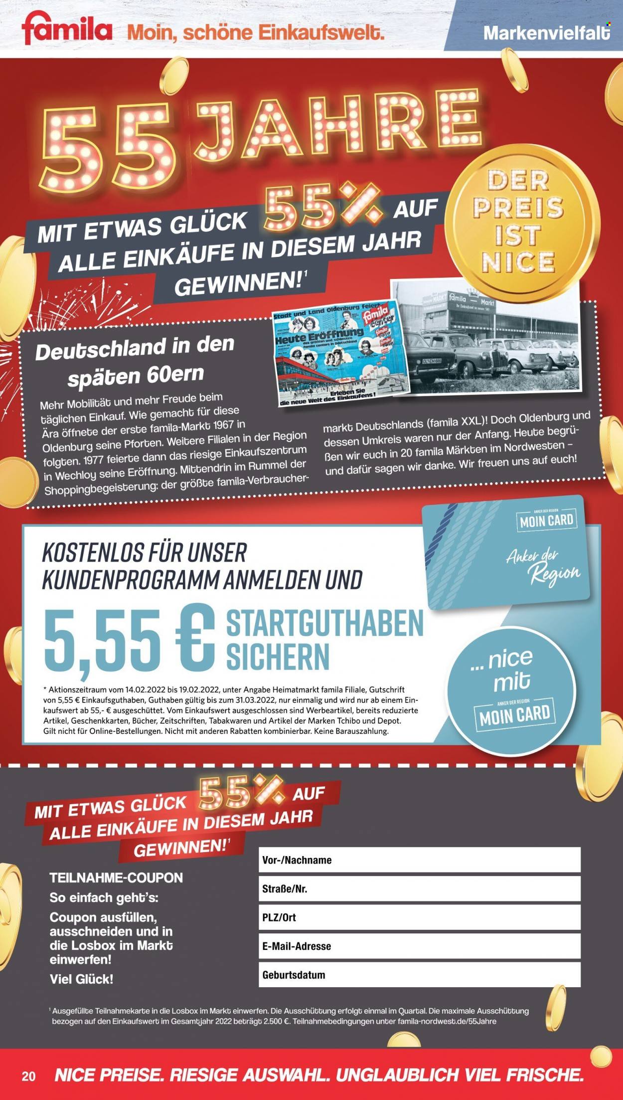 famila Prospekte  - 14.02.2022 - 19.02.2022. Seite 20