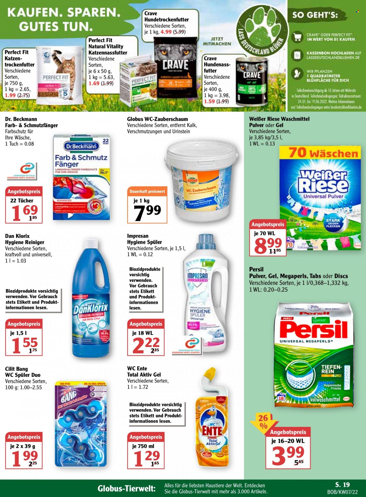 Globus Prospekte  - 14.02.2022 - 19.02.2022. Seite 19