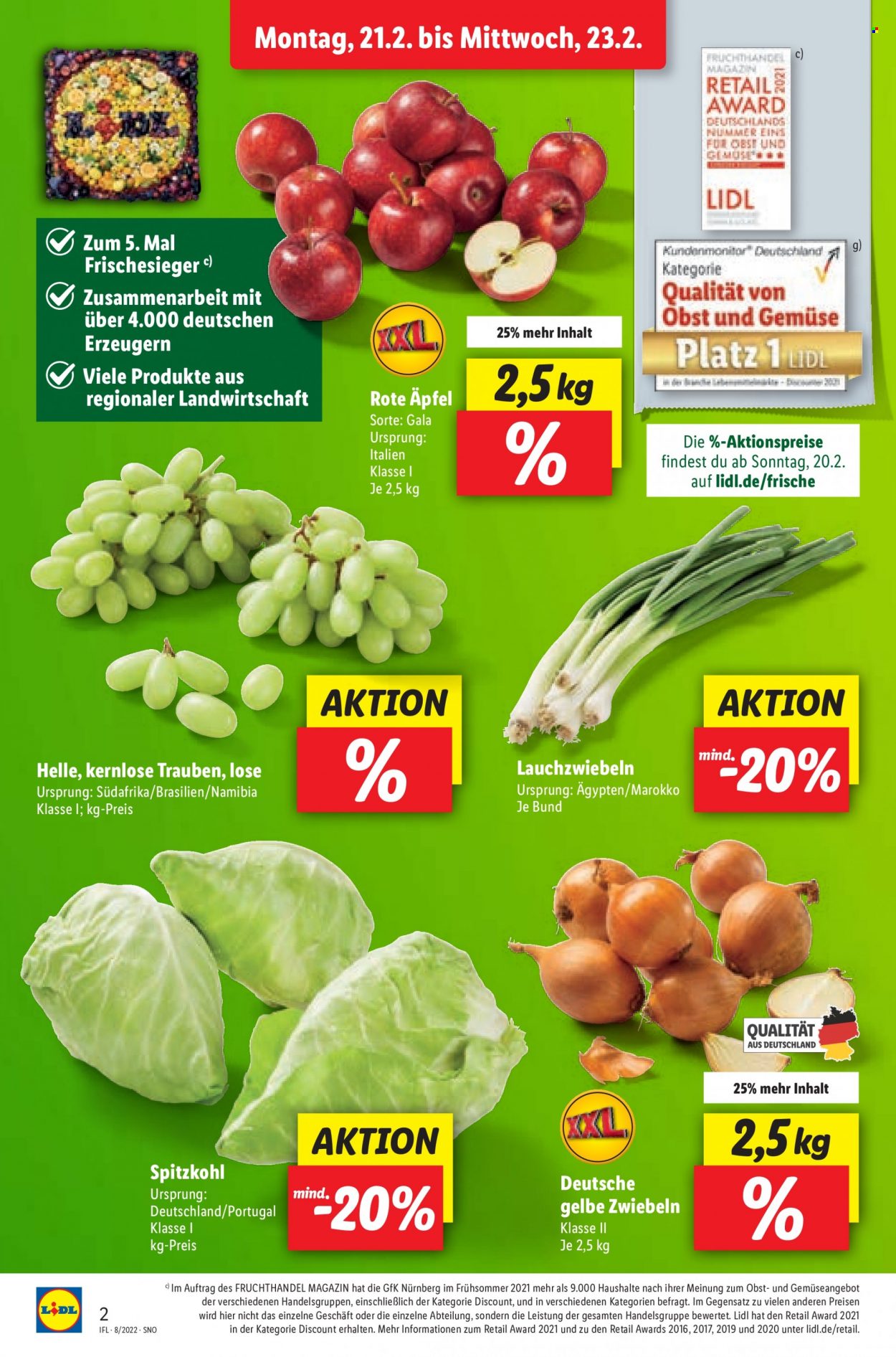 Lidl Prospekte  - 21.02.2022 - 26.02.2022. Seite 2