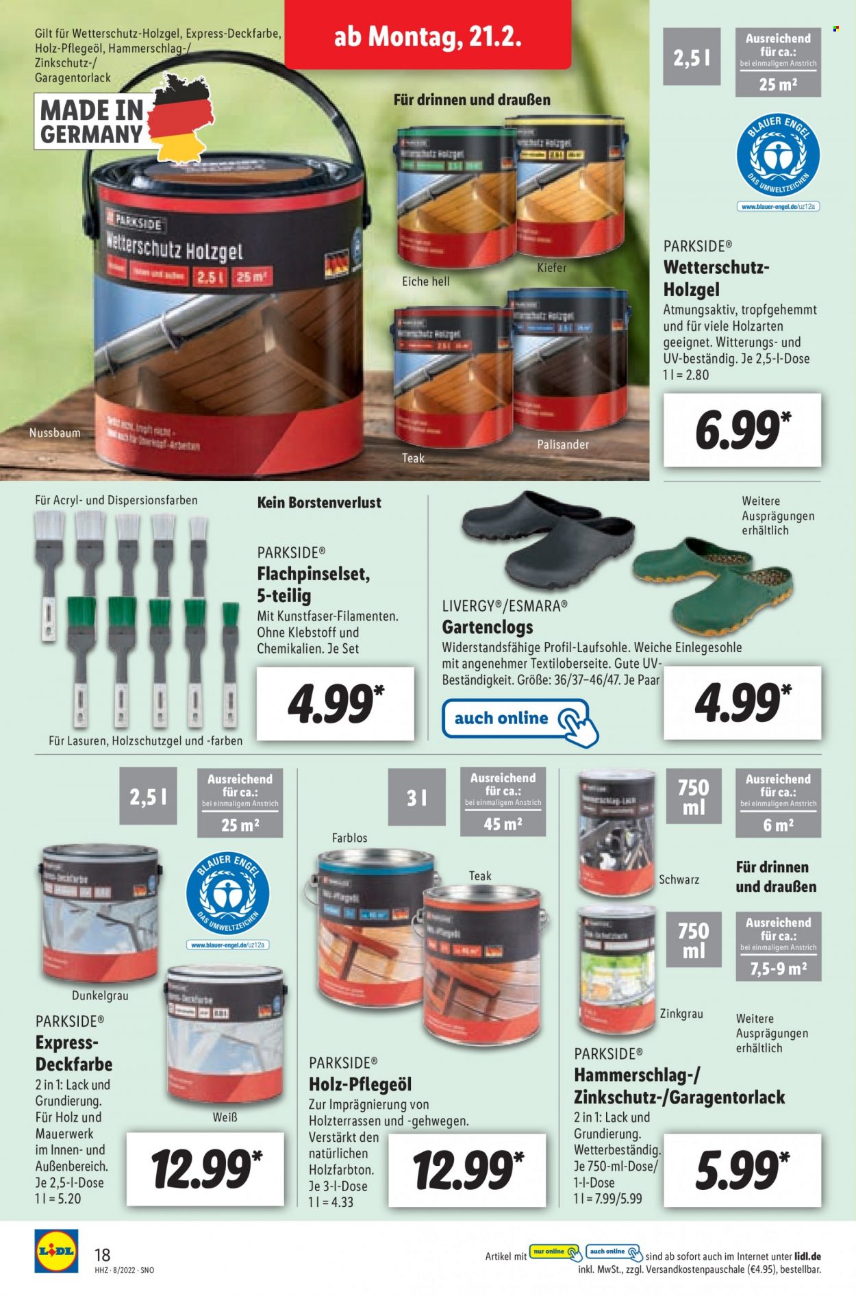 Lidl Prospekte  - 21.02.2022 - 26.02.2022. Seite 18