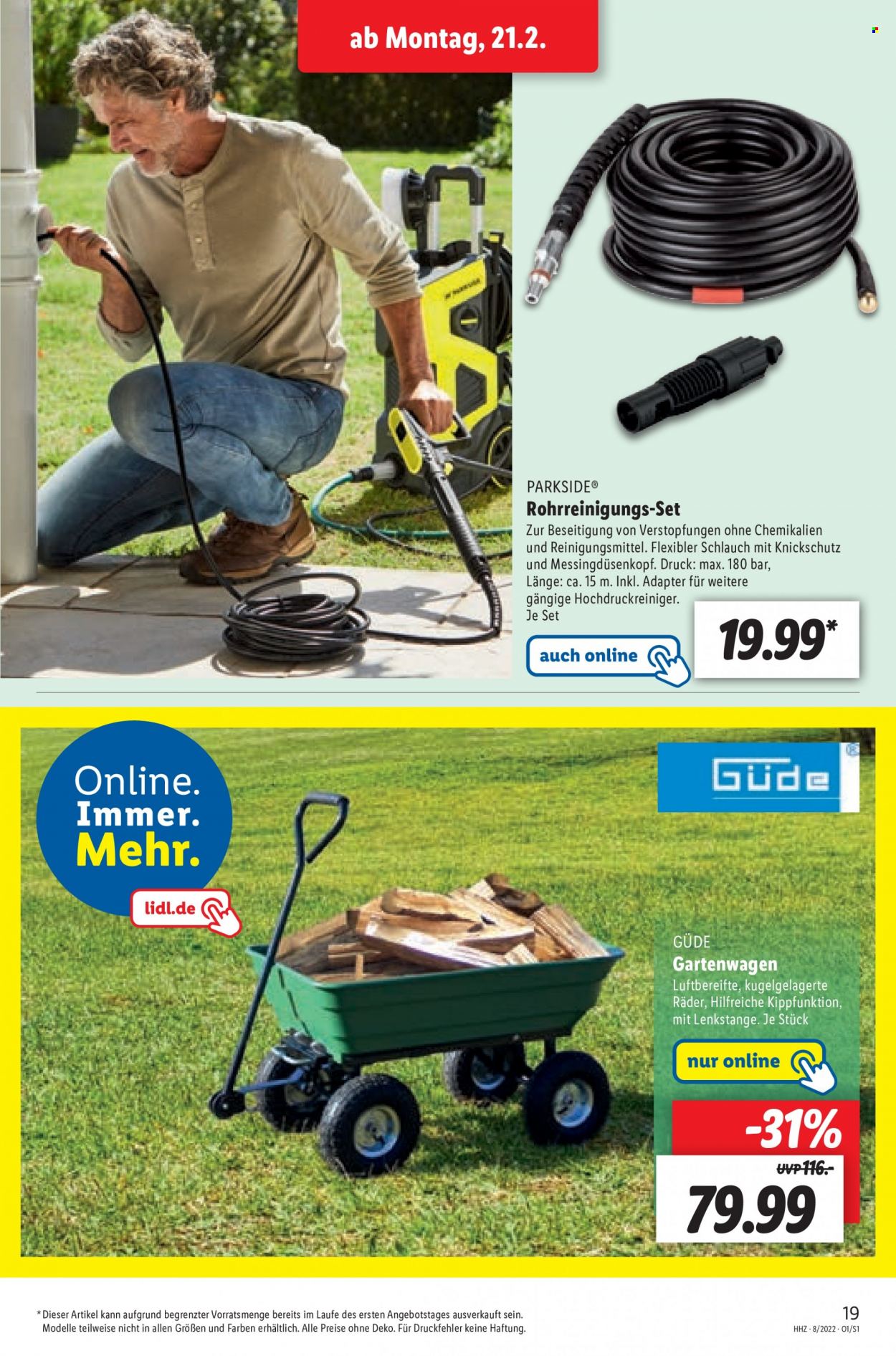 Lidl Prospekte  - 21.02.2022 - 26.02.2022. Seite 19