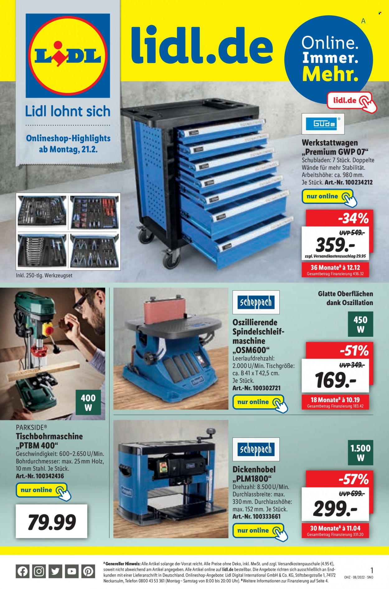 Lidl Prospekte  - 21.02.2022 - 26.02.2022. Seite 47