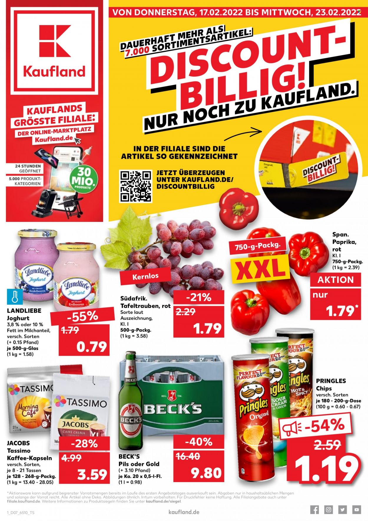 Kaufland Prospekte  - 17.02.2022 - 23.02.2022. Seite 1