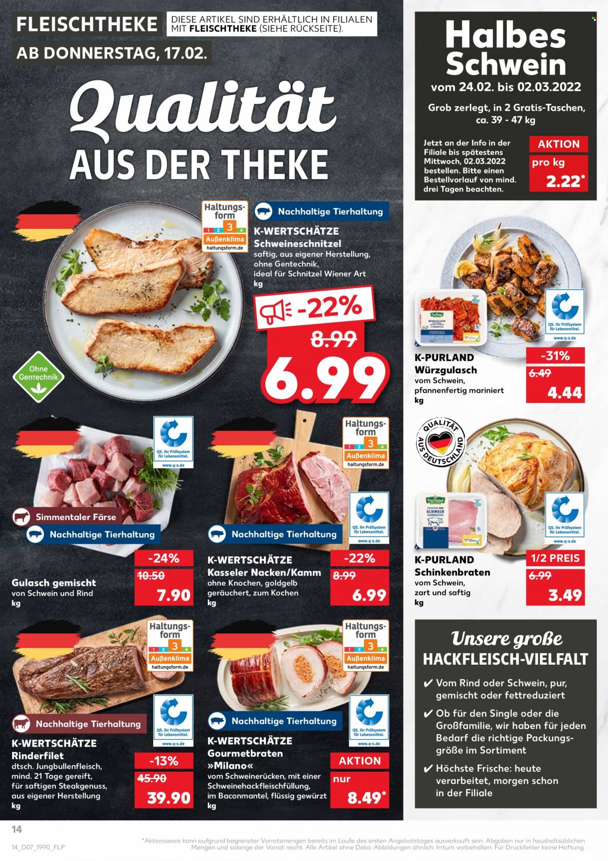 Kaufland Prospekte  - 17.02.2022 - 23.02.2022. Seite 14