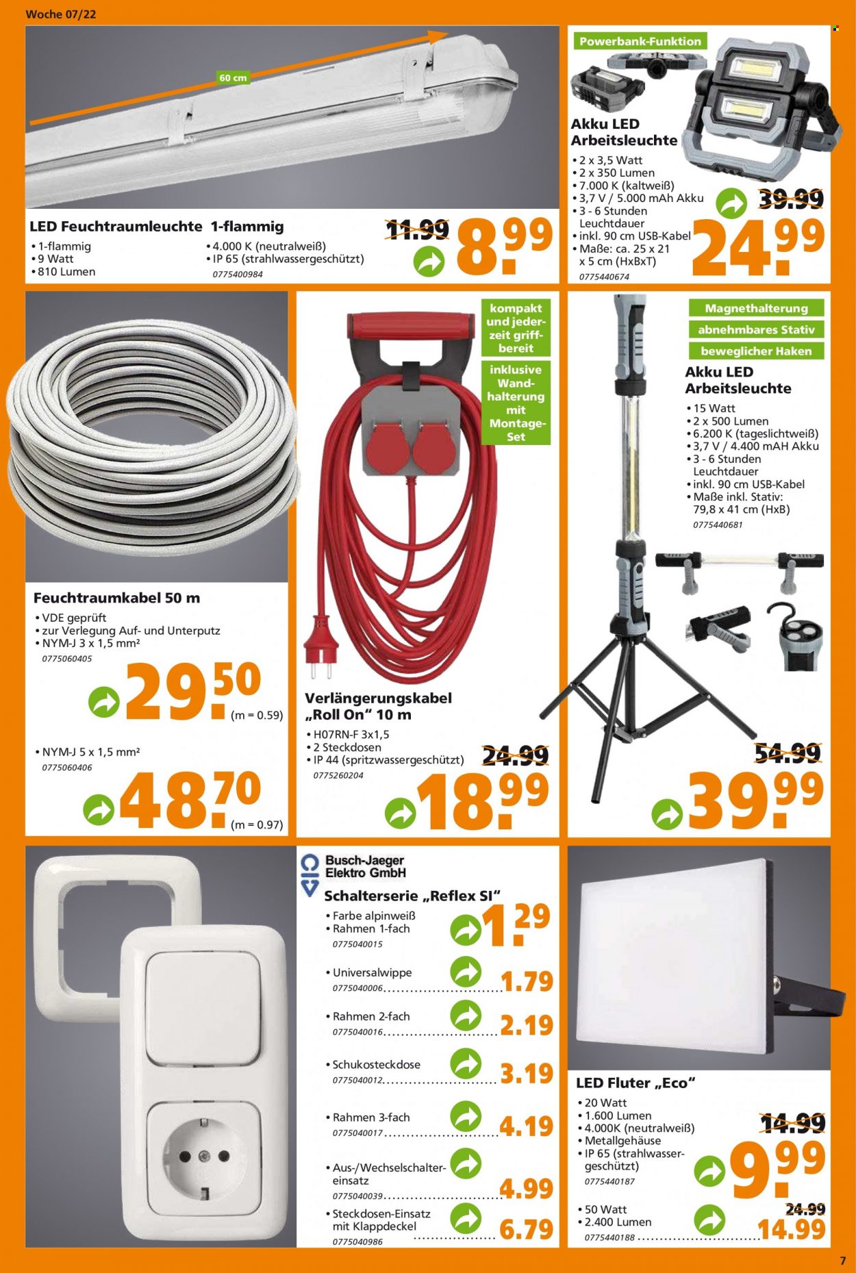 Globus Baumarkt Prospekte  - 14.02.2022 - 19.02.2022. Seite 7