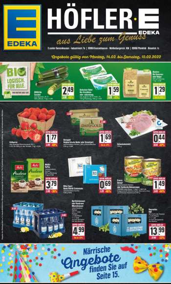 Prospekte Edeka - 14.02.2022 - 19.02.2022.