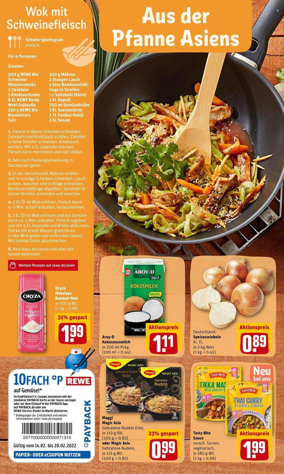 REWE Prospekte  - 14.02.2022 - 19.02.2022. Seite 2