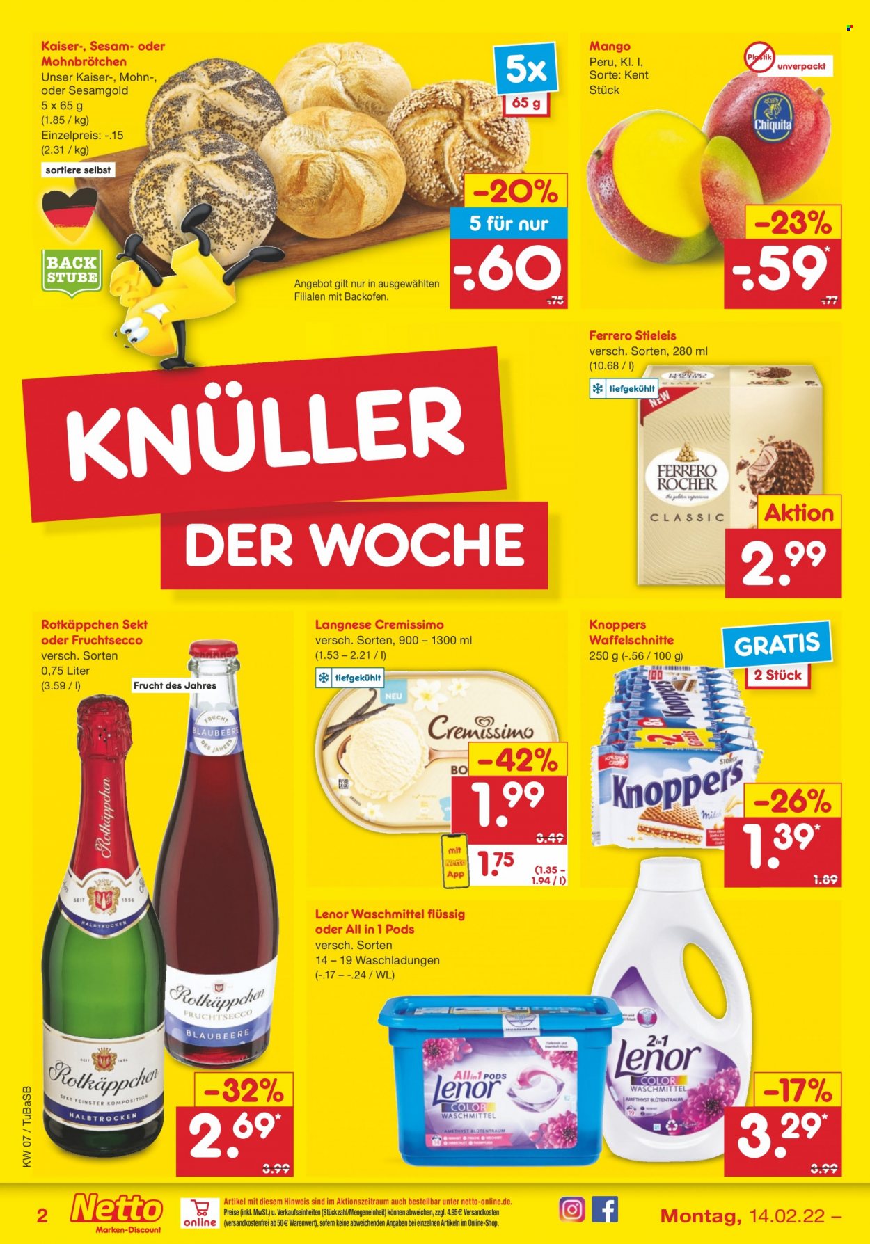 Netto Marken-Discount Prospekte  - 14.02.2022 - 19.02.2022. Seite 2