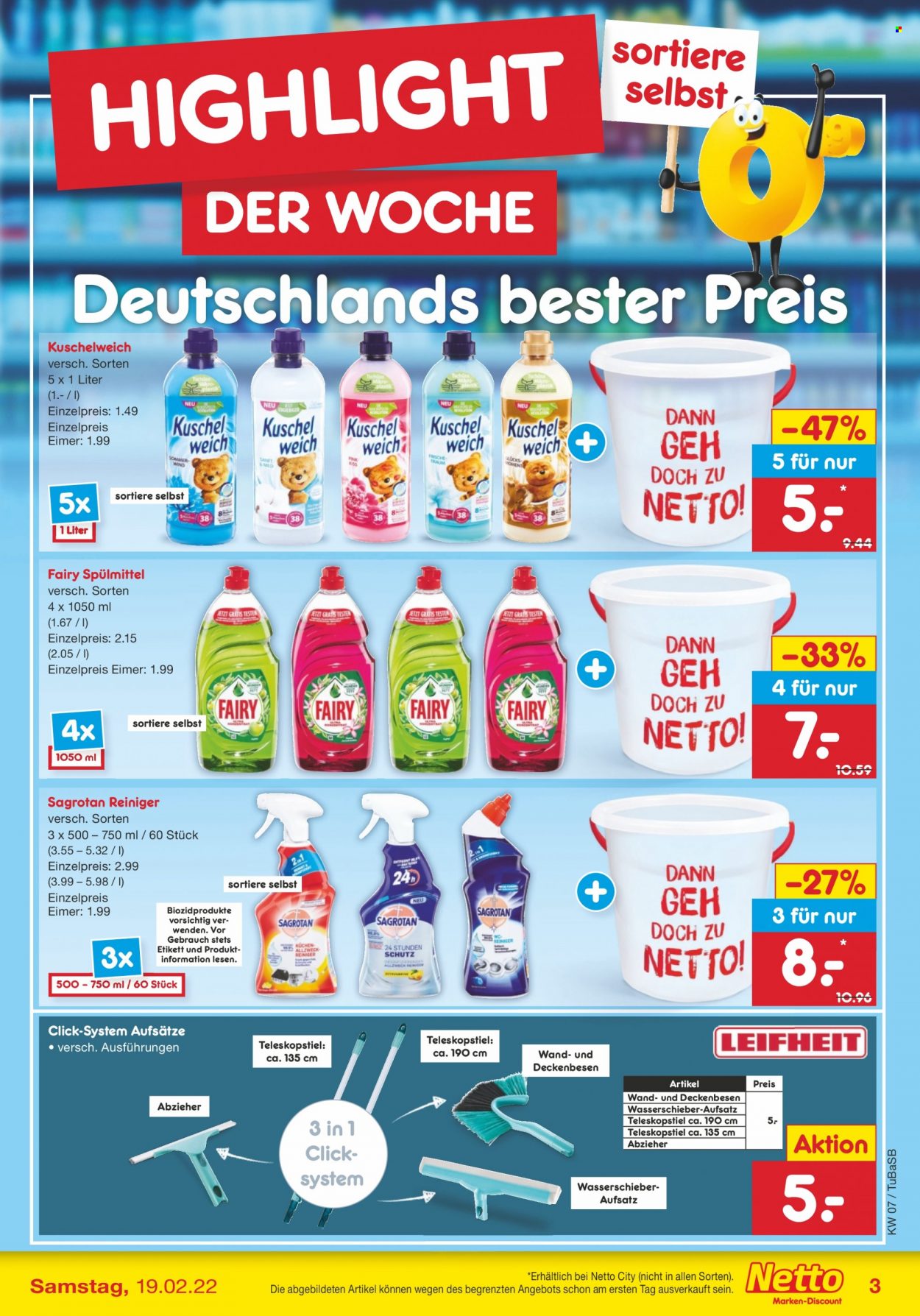 Netto Marken-Discount Prospekte  - 14.02.2022 - 19.02.2022. Seite 3