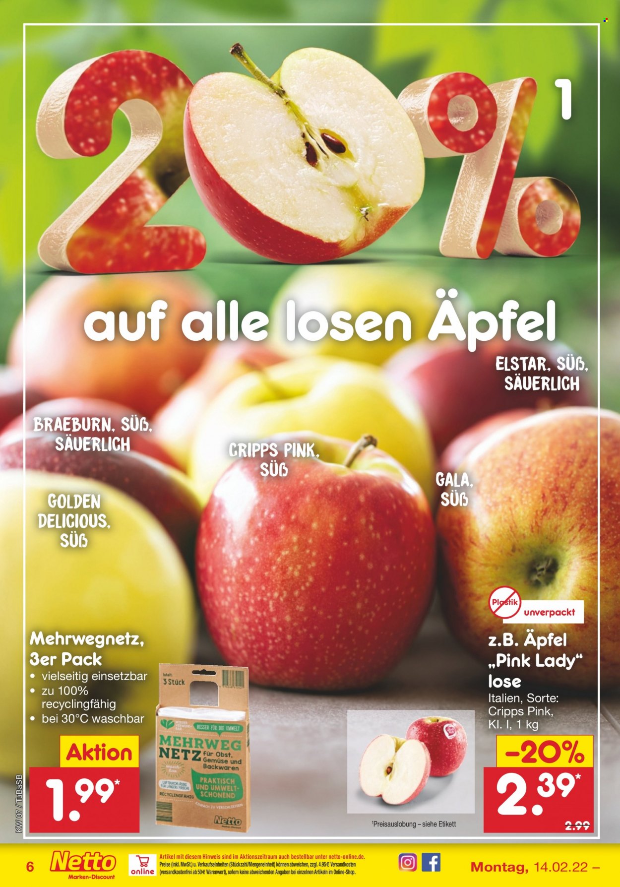 Netto Marken-Discount Prospekte  - 14.02.2022 - 19.02.2022. Seite 6