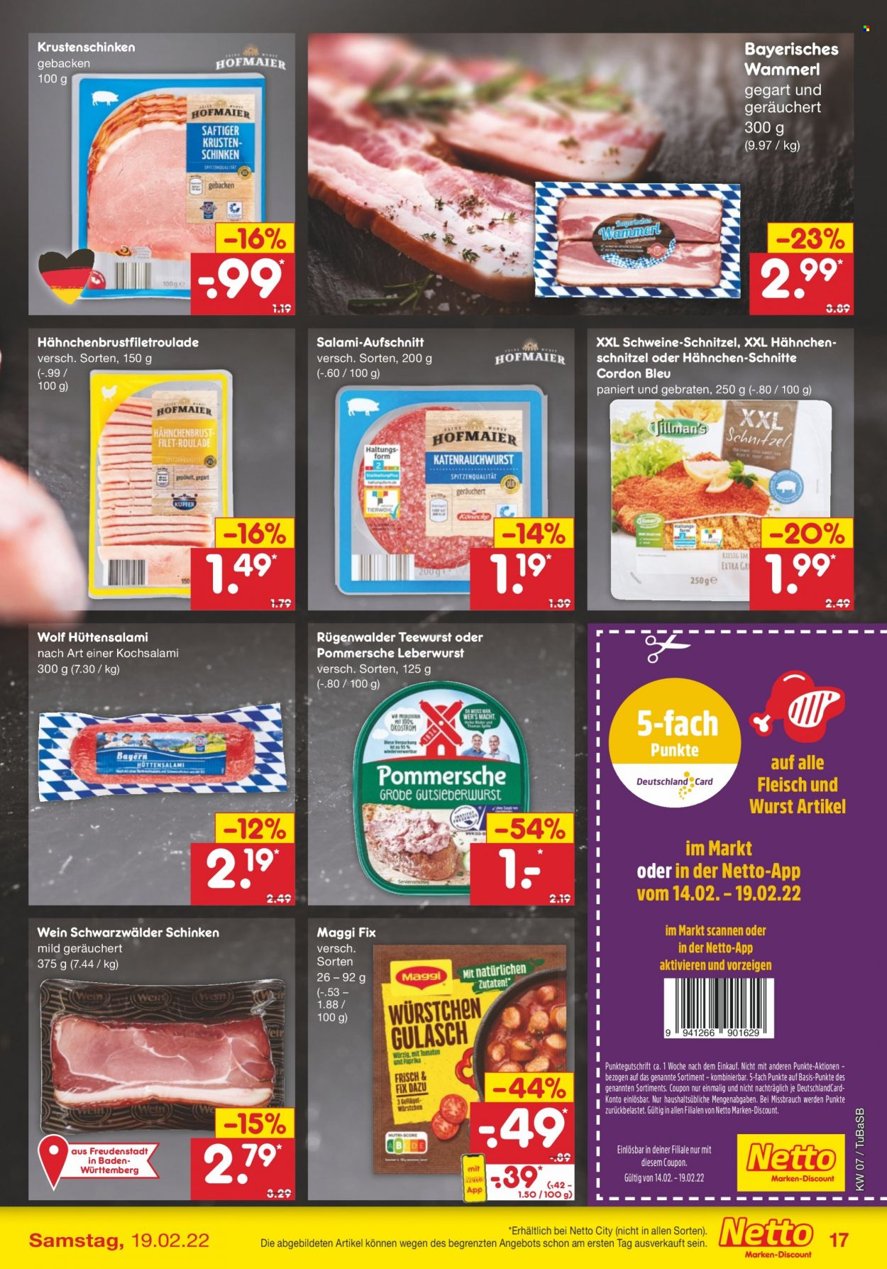 Netto Marken-Discount Prospekte  - 14.02.2022 - 19.02.2022. Seite 17
