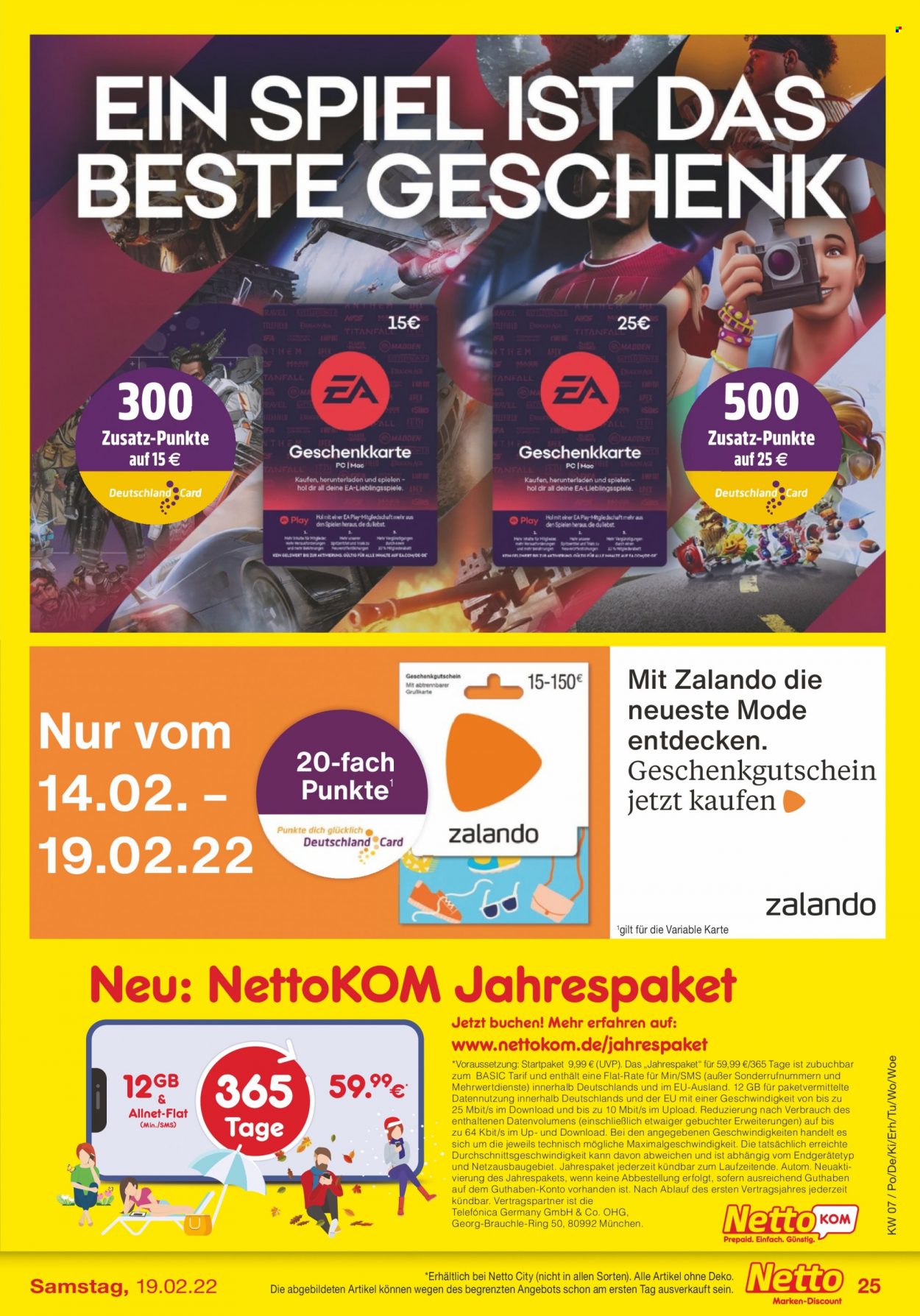Netto Marken-Discount Prospekte  - 14.02.2022 - 19.02.2022. Seite 25