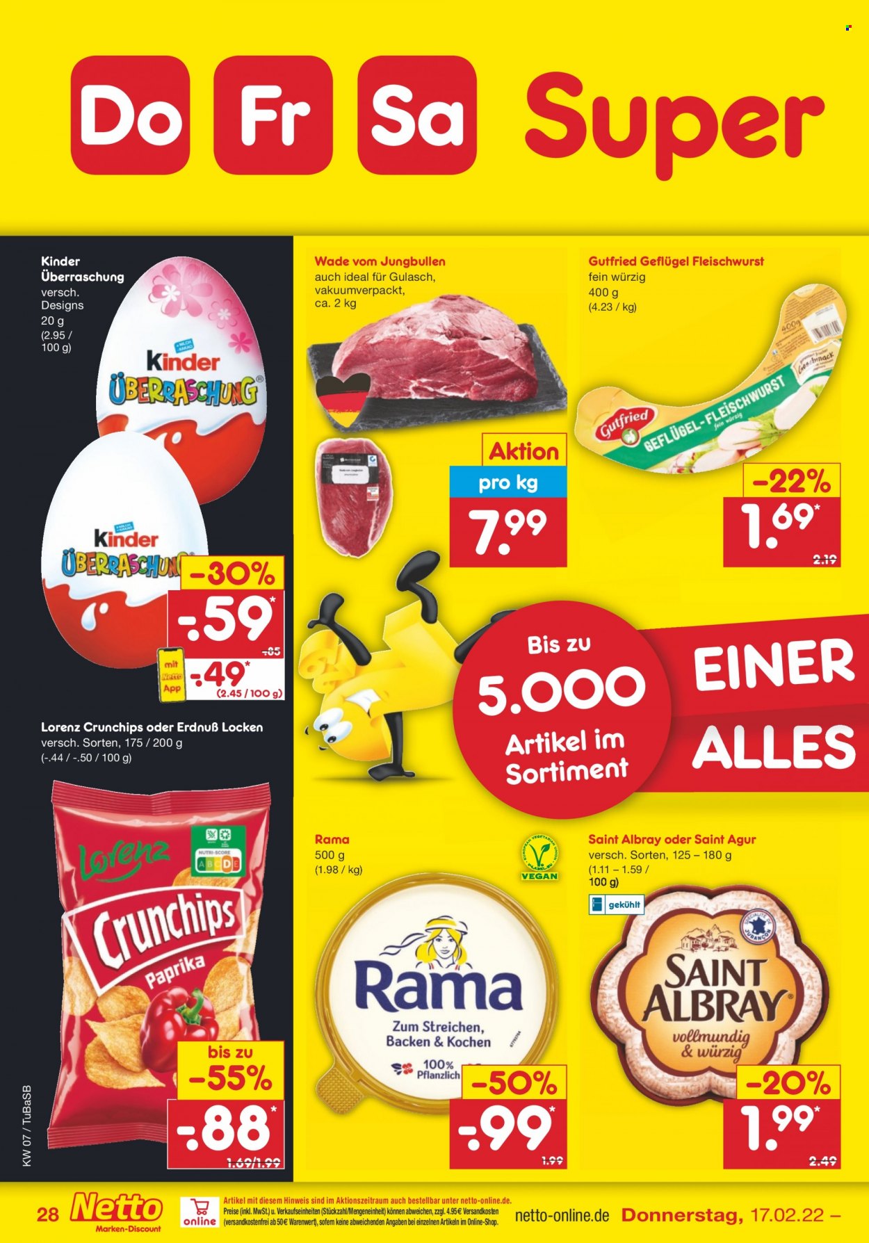 Netto Marken-Discount Prospekte  - 14.02.2022 - 19.02.2022. Seite 28