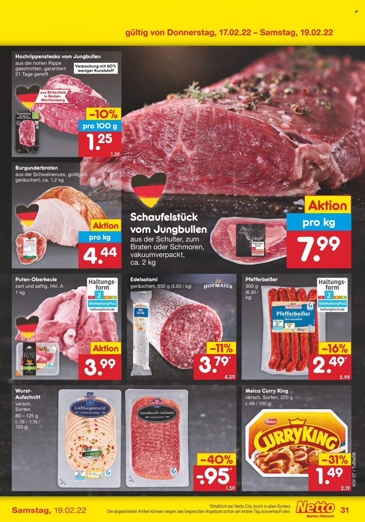 Netto Marken-Discount Prospekte  - 14.02.2022 - 19.02.2022. Seite 31
