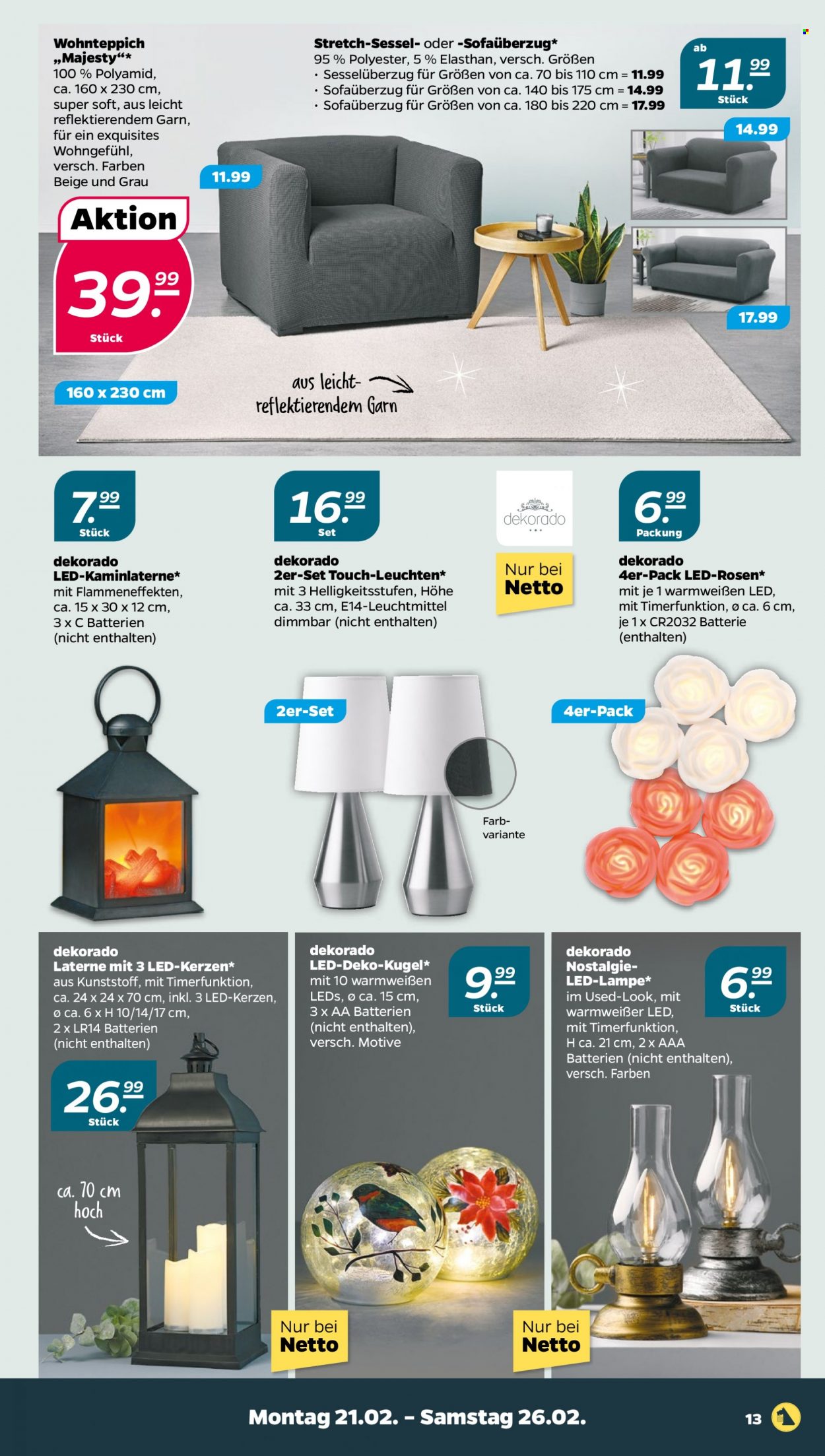 Netto Prospekte  - 21.02.2022 - 26.02.2022. Seite 13