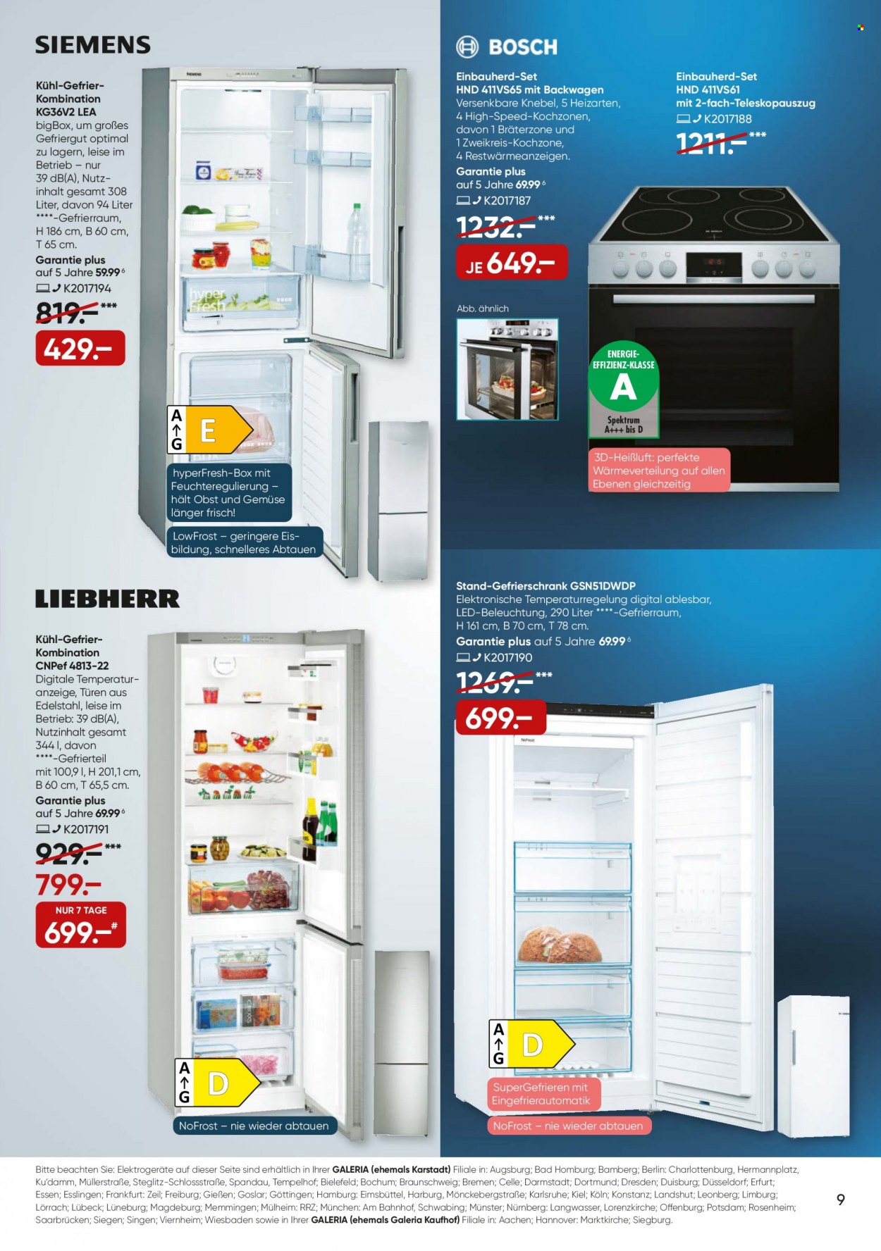 GALERIA Karstadt Kaufhof Prospekte  - 16.02.2022 - 22.02.2022. Seite 9