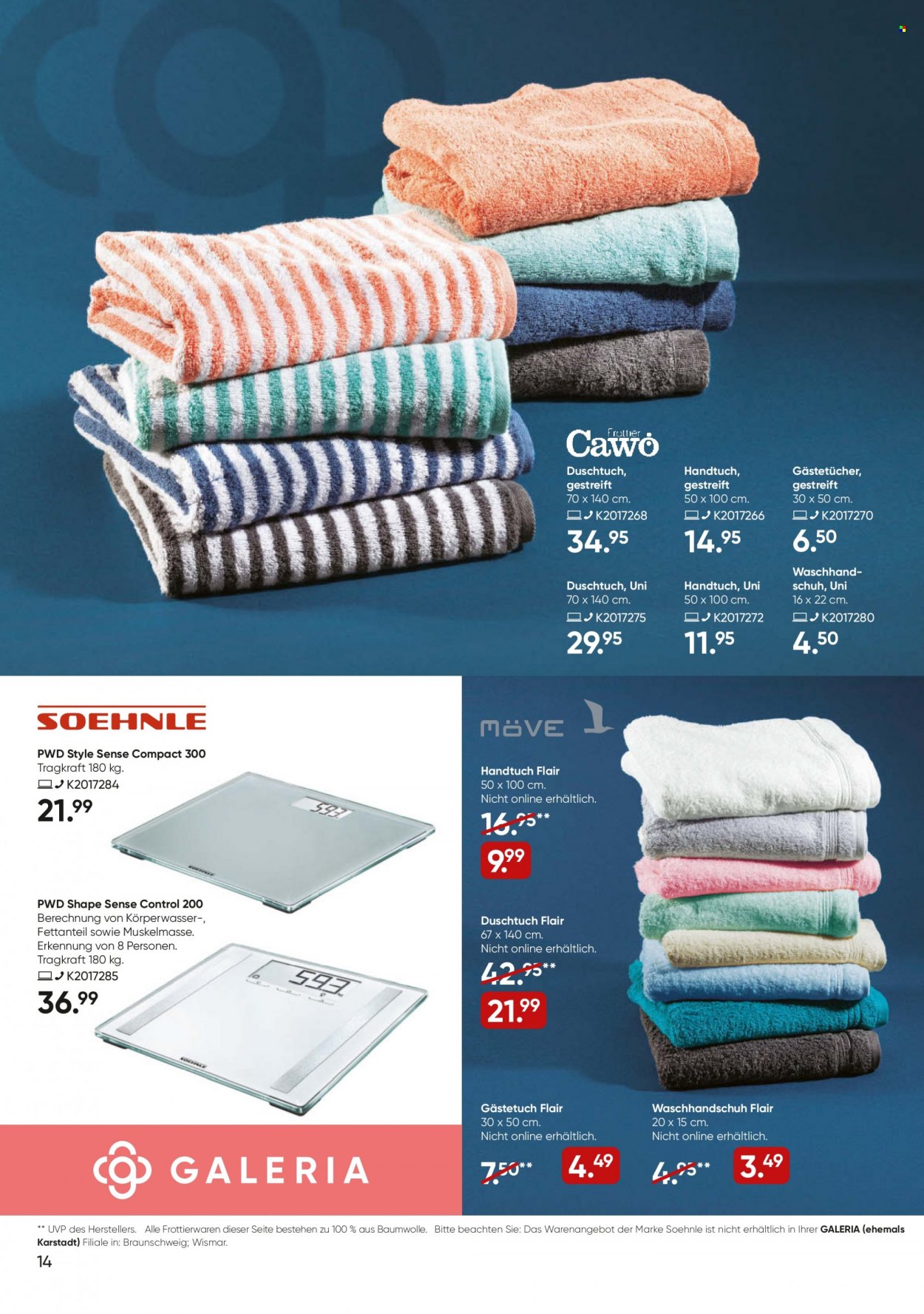 GALERIA Karstadt Kaufhof Prospekte  - 16.02.2022 - 22.02.2022. Seite 14