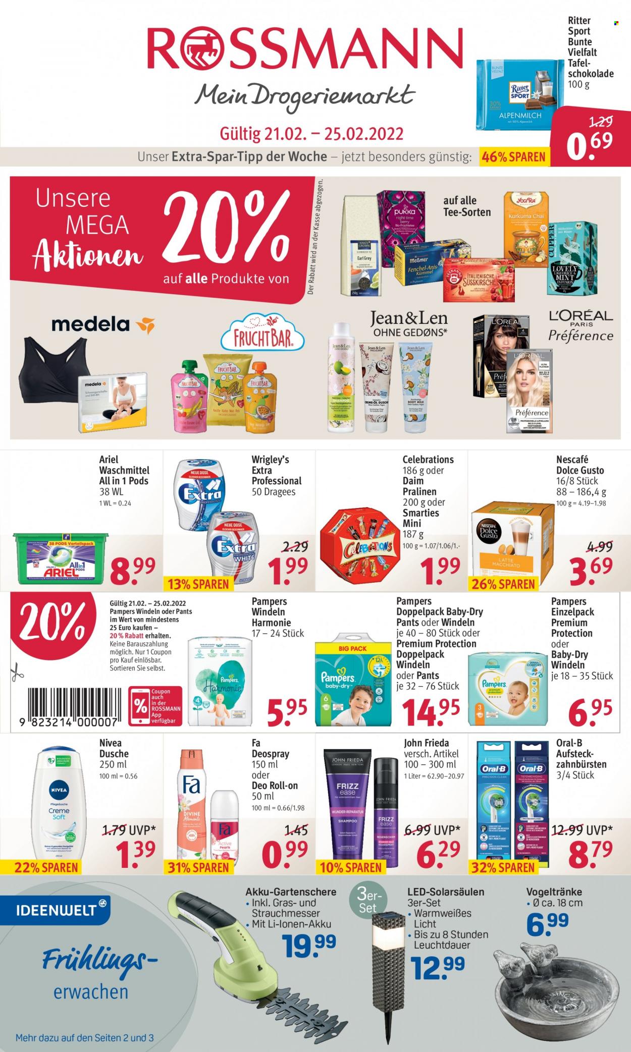 Rossmann Prospekte  - 21.02.2022 - 25.02.2022. Seite 1