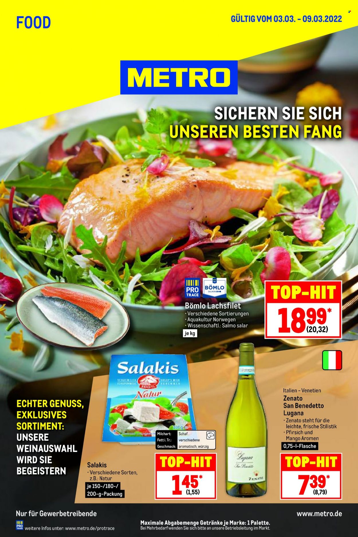 Metro Prospekte  - 3.03.2022 - 9.03.2022. Seite 1