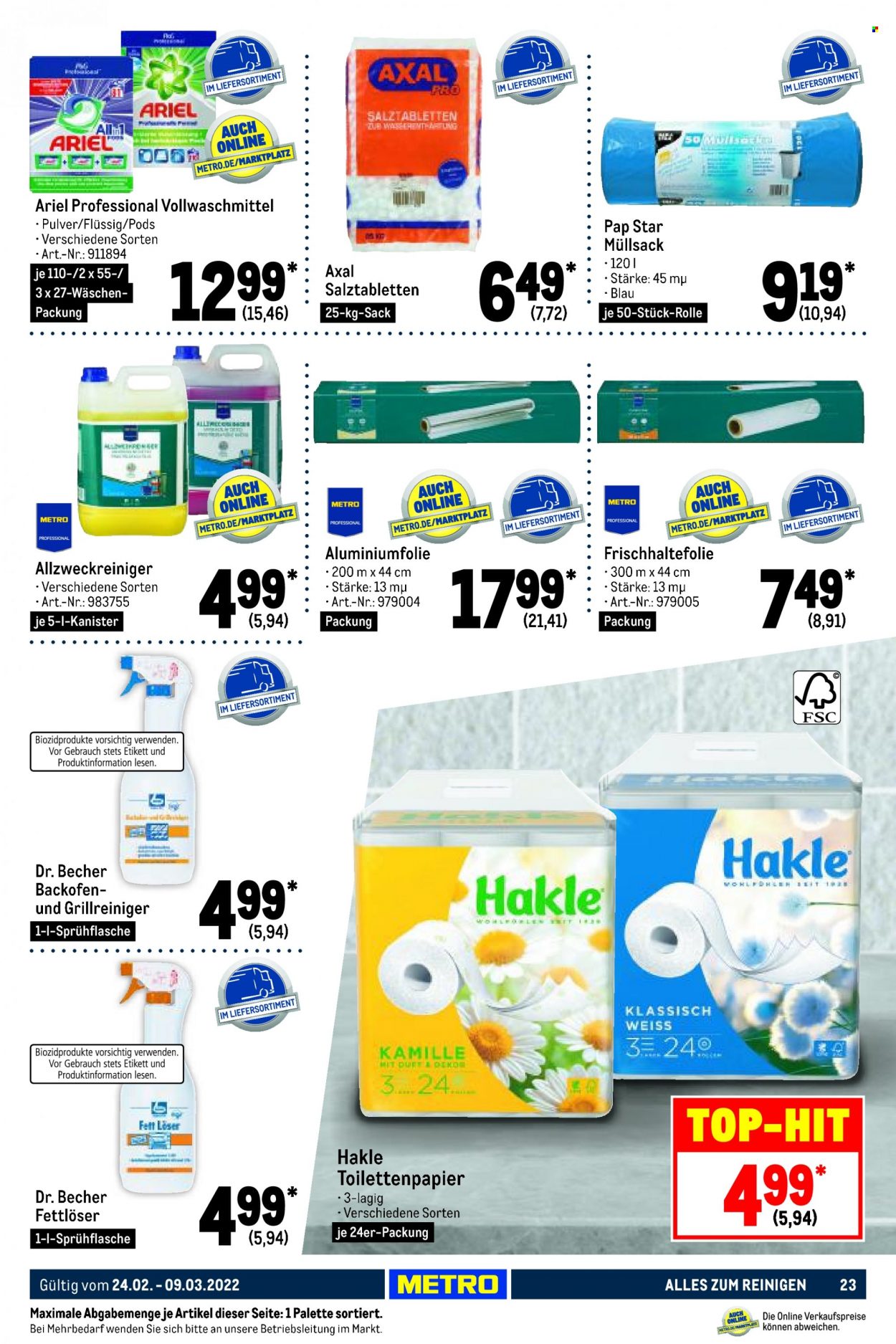 Metro Prospekte  - 24.02.2022 - 9.03.2022. Seite 23