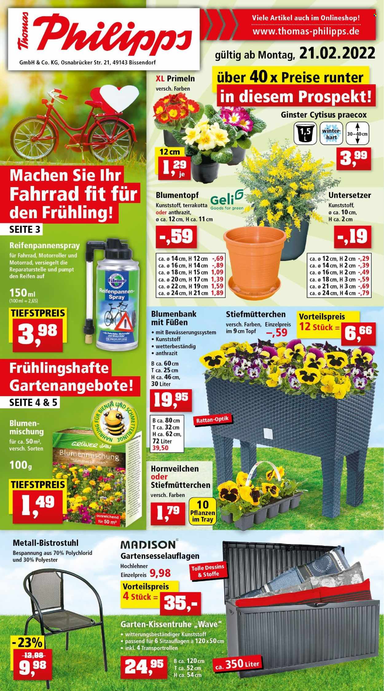 Thomas Philipps Prospekte  - 21.02.2022 - 26.02.2022. Seite 1