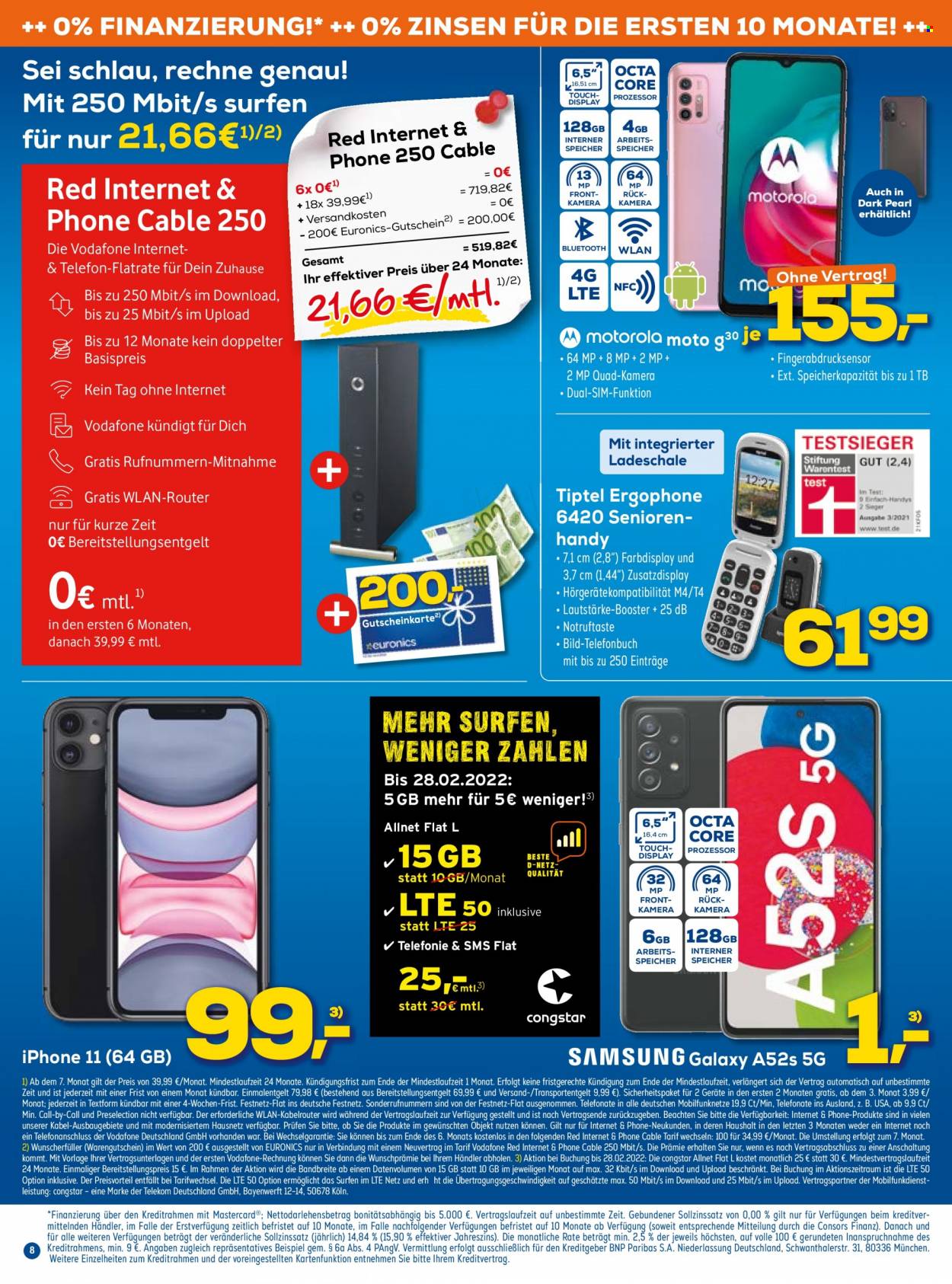Euronics Prospekte  - 18.02.2022 - 24.02.2022. Seite 8