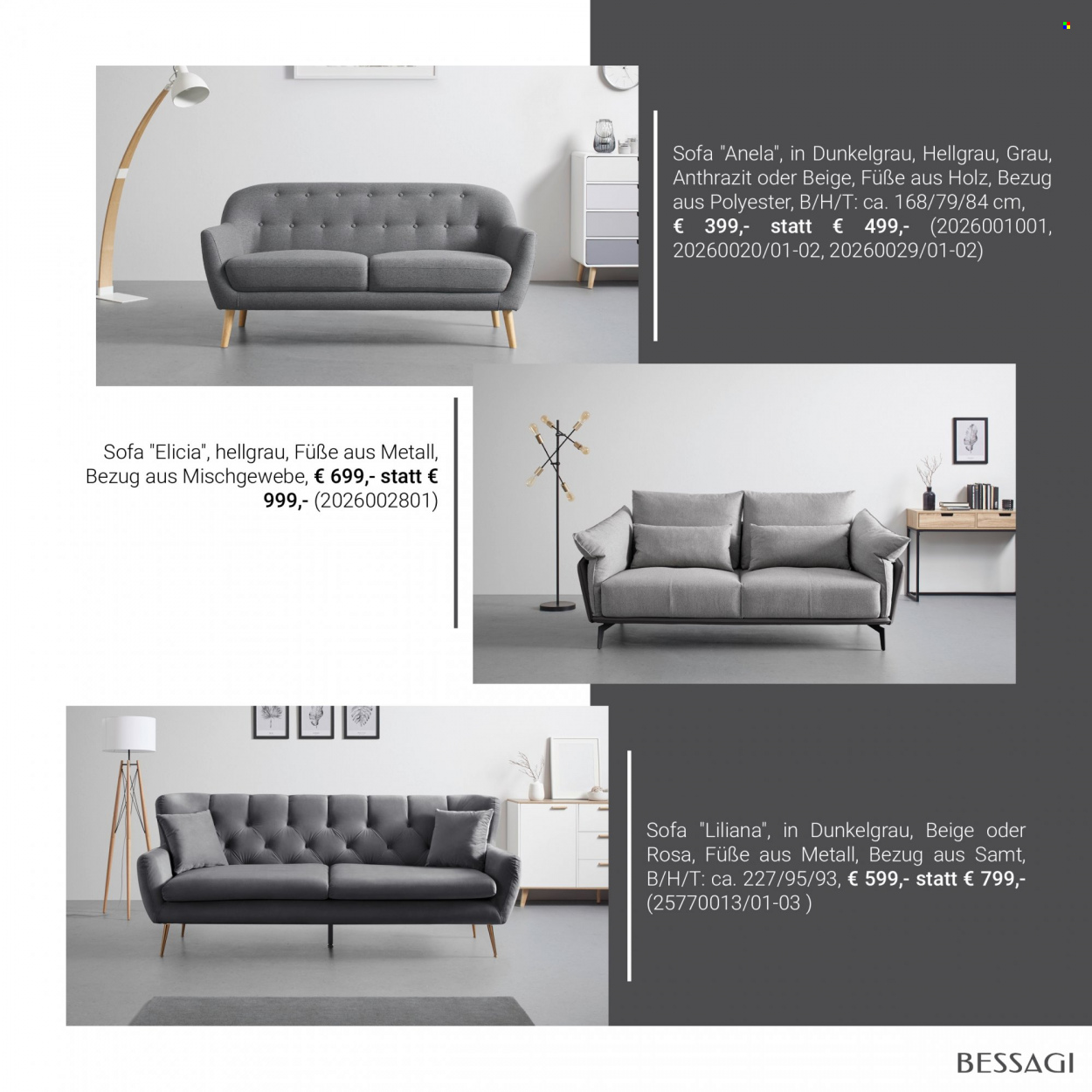 thumbnail - Prospekte mömax - Produkte in Aktion - Sofa. Seite 17.