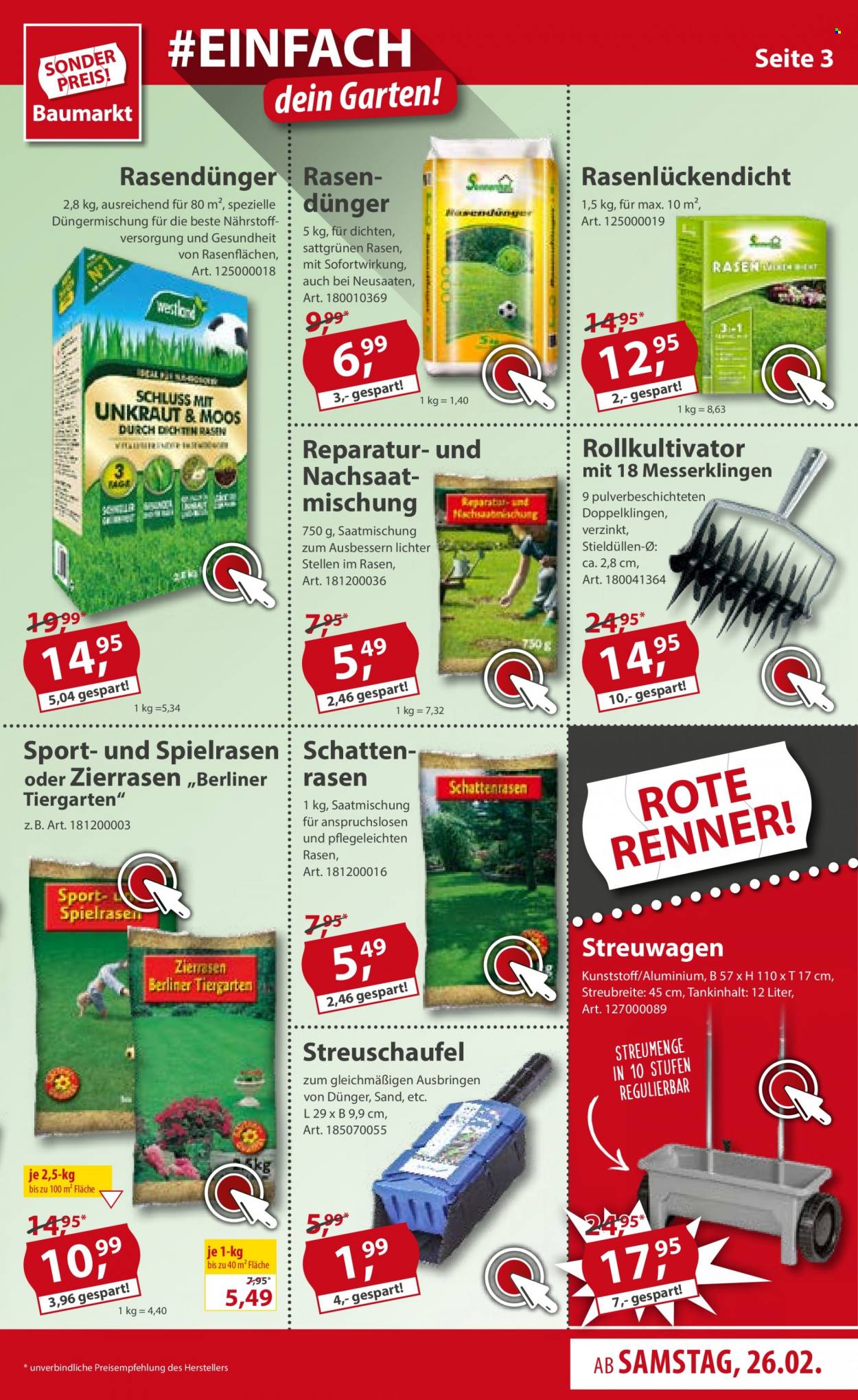 Sonderpreis-Baumarkt Prospekte  - 26.02.2022 - 4.03.2022. Seite 3