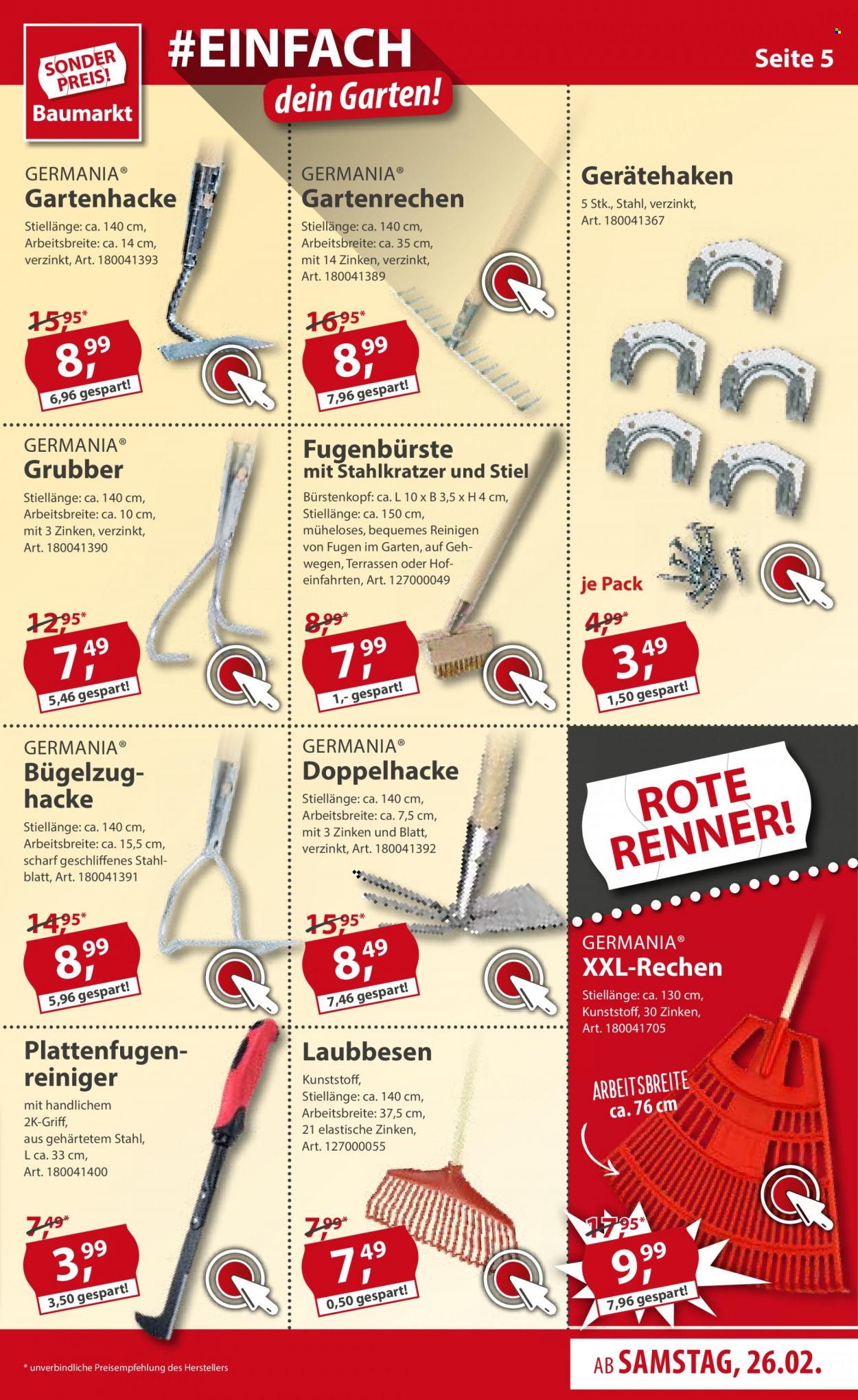 Sonderpreis-Baumarkt Prospekte  - 26.02.2022 - 4.03.2022. Seite 5