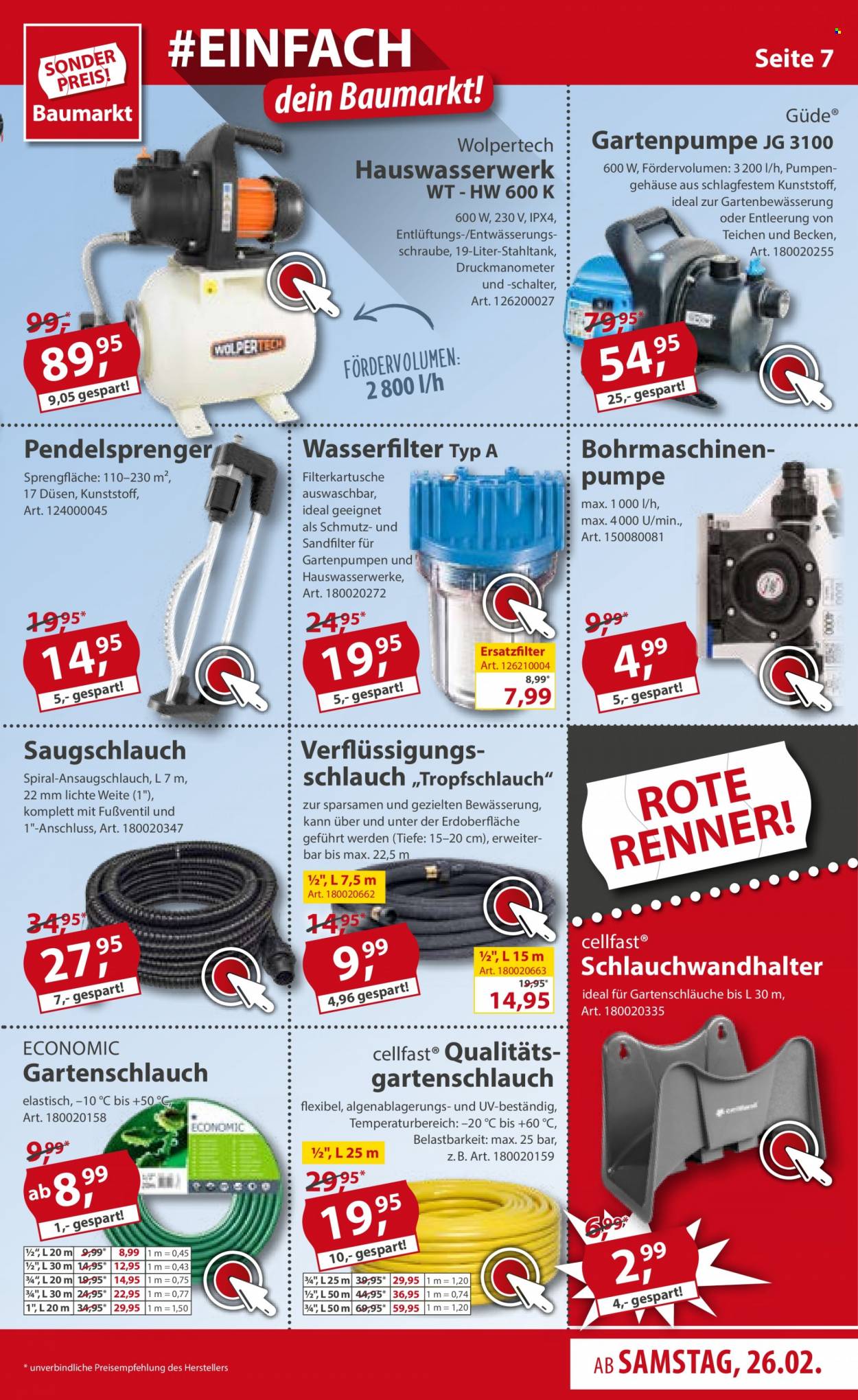 Sonderpreis-Baumarkt Prospekte  - 26.02.2022 - 4.03.2022. Seite 7