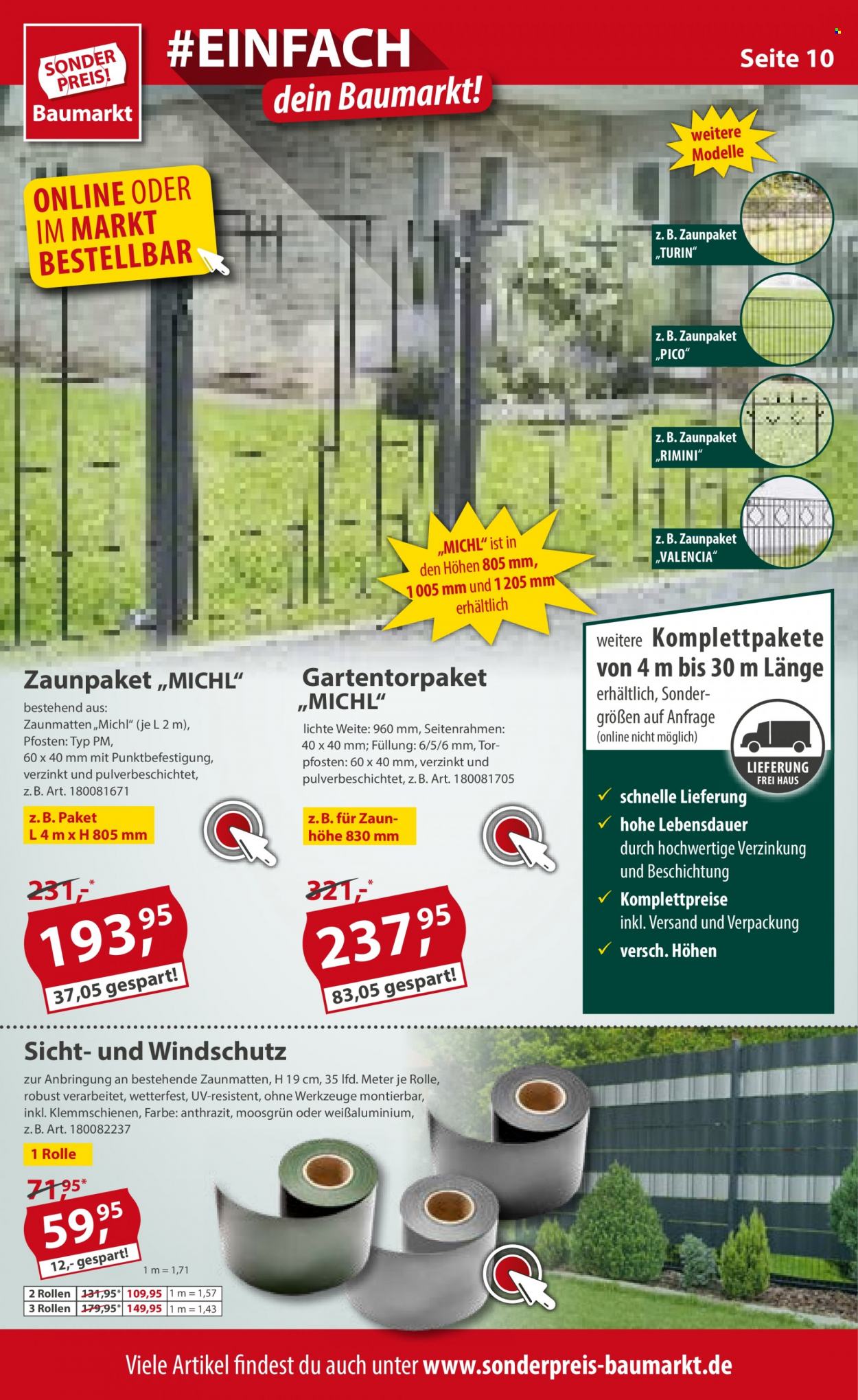 Sonderpreis-Baumarkt Prospekte  - 26.02.2022 - 4.03.2022. Seite 10