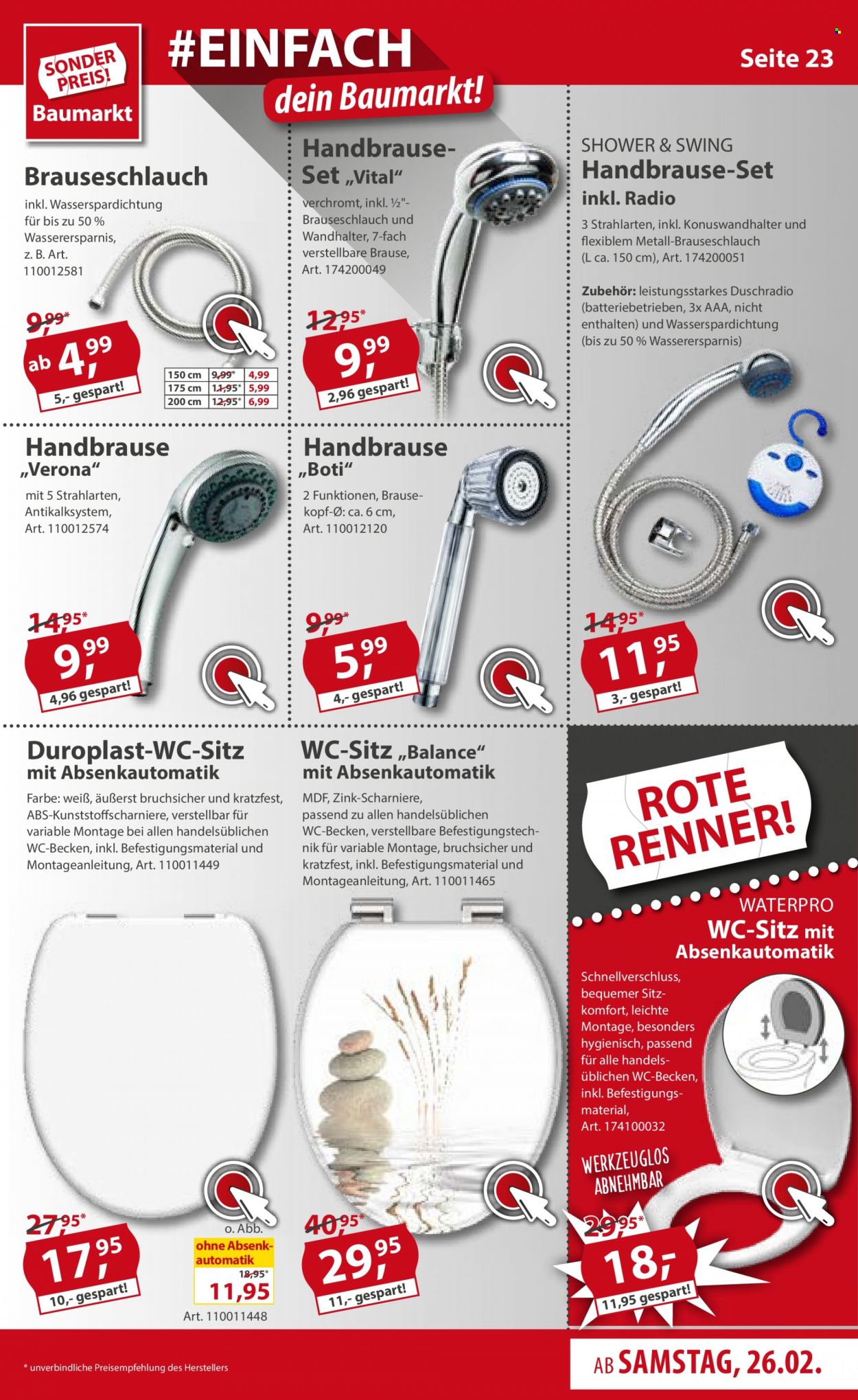 Sonderpreis-Baumarkt Prospekte  - 26.02.2022 - 4.03.2022. Seite 23