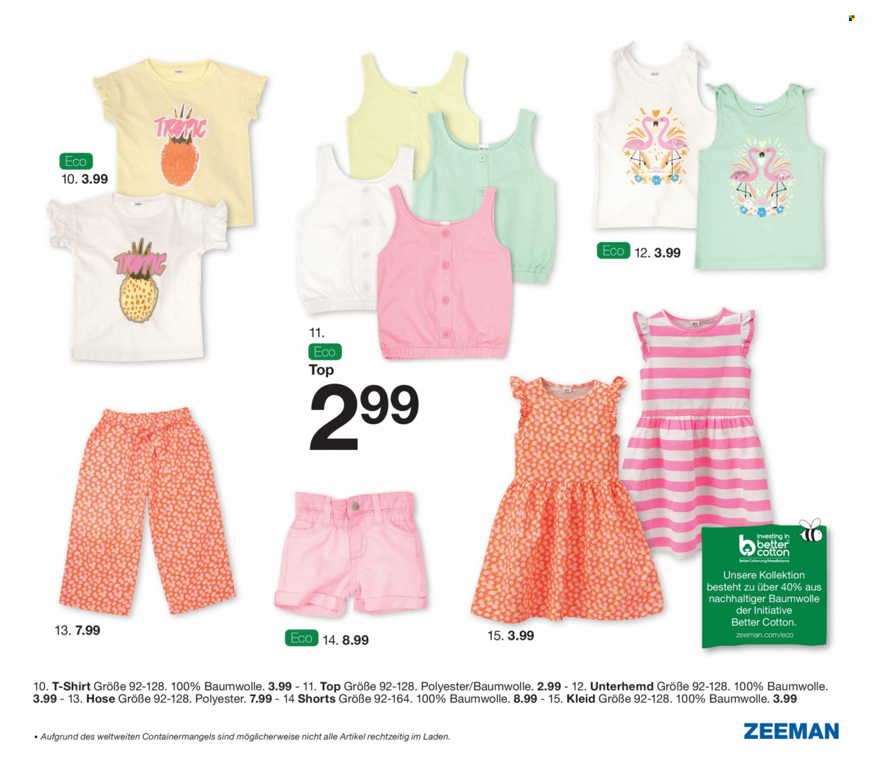 thumbnail - Prospekte Zeeman - 1.01.2022 - 30.06.2022 - Produkte in Aktion - Hose, Shorts, Kleid, Shirt, Unterhemd. Seite 39.