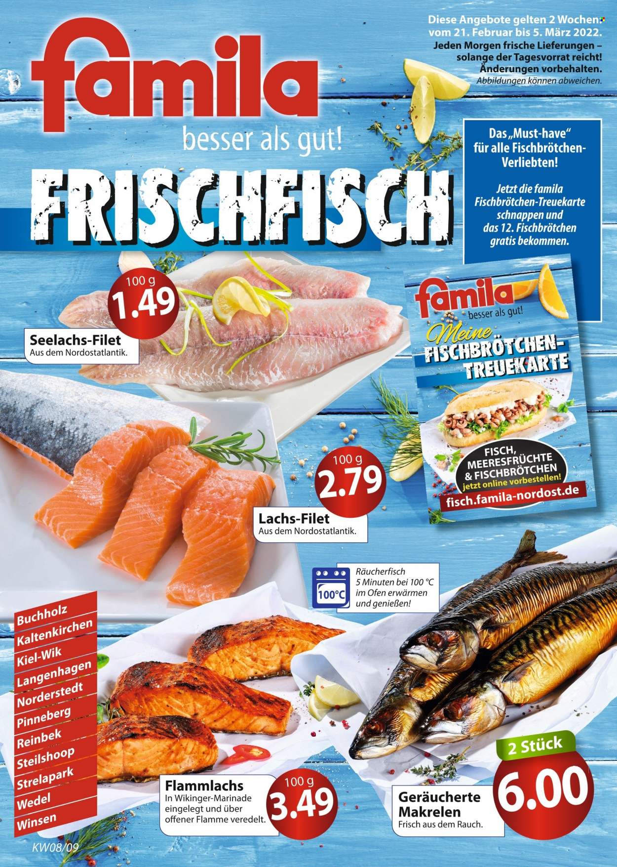 famila Prospekte  - 21.02.2022 - 26.02.2022. Seite 1