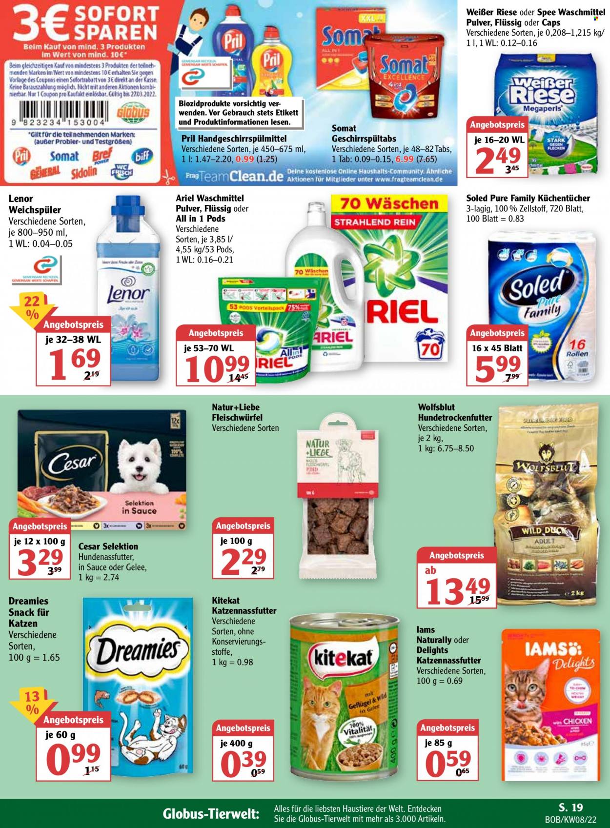 Globus Prospekte  - 21.02.2022 - 26.02.2022. Seite 19