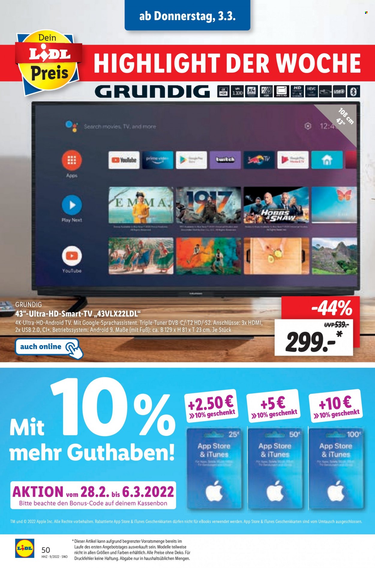 Lidl Prospekte  - 28.02.2022 - 5.03.2022. Seite 50