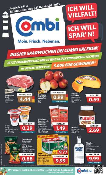 Prospekte Combi - 21.02.2022 - 26.02.2022.