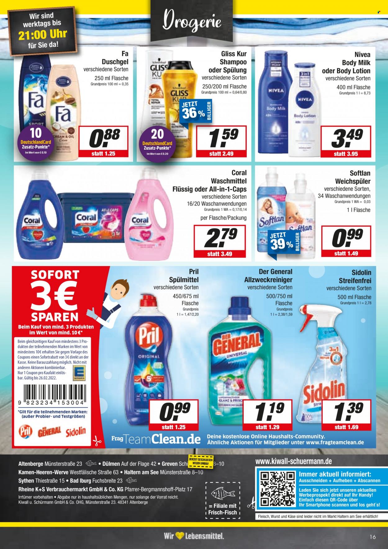 Edeka Prospekte  - 21.02.2022 - 26.02.2022. Seite 16