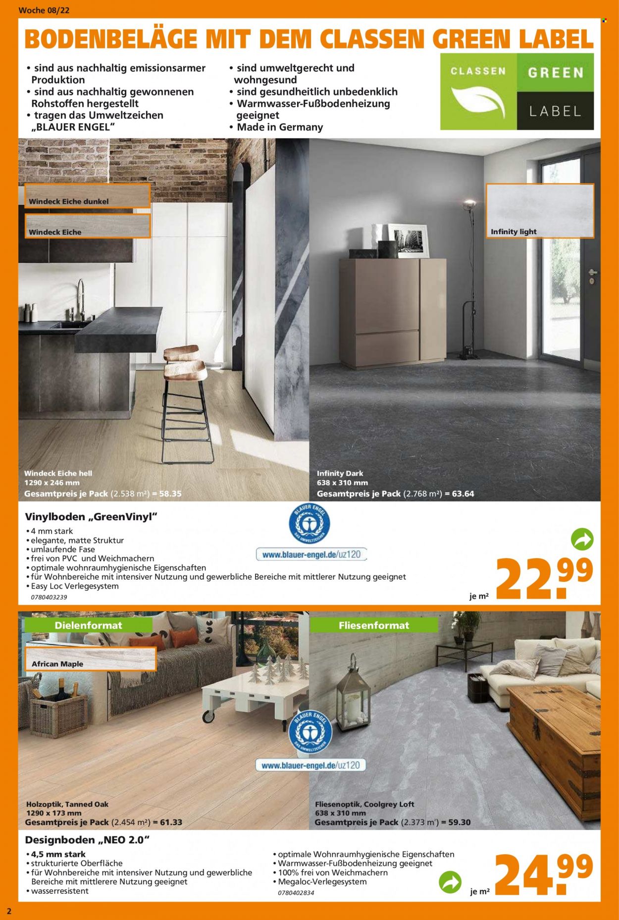 Globus Baumarkt Prospekte  - 21.02.2022 - 26.02.2022. Seite 2